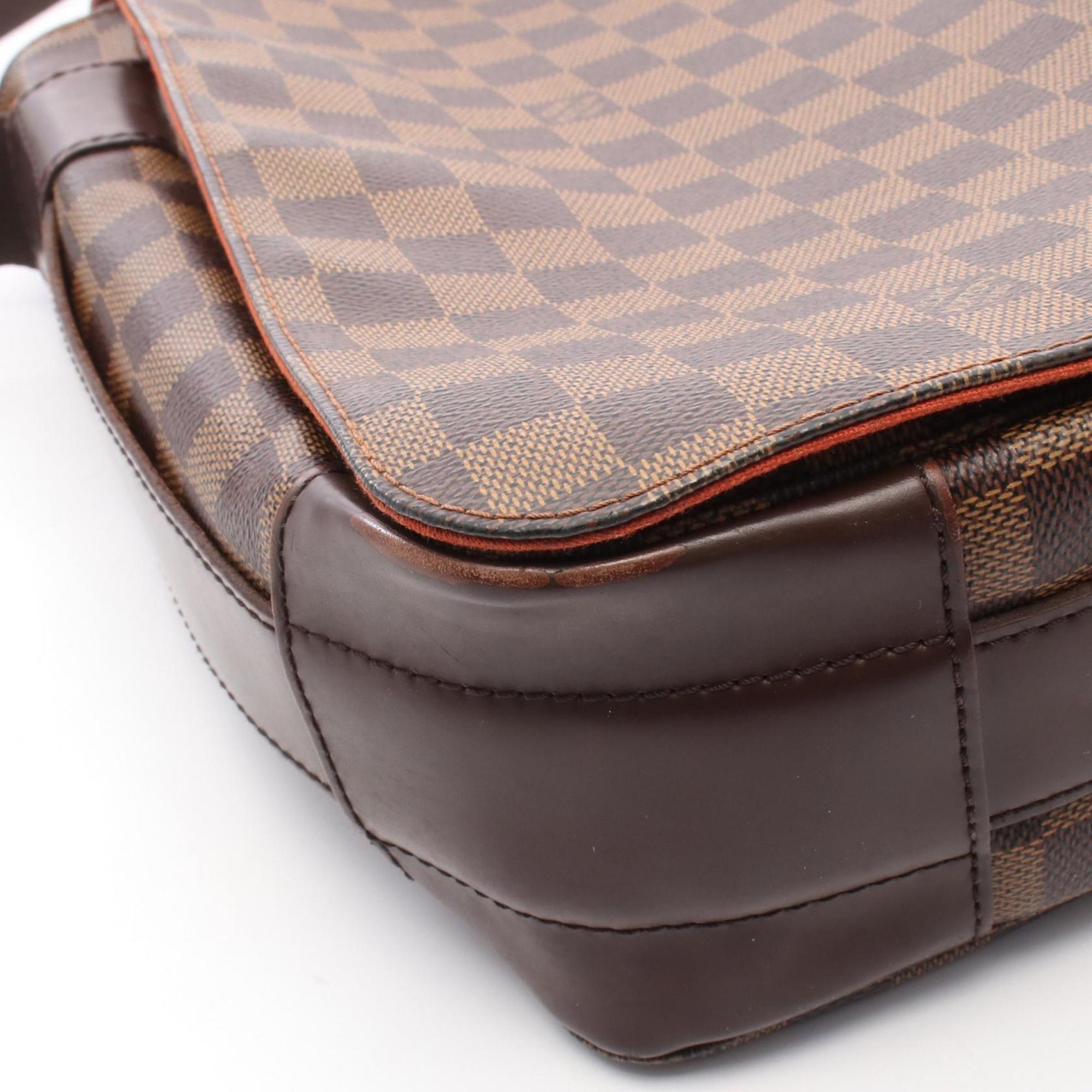 Louis Vuitton Brown Ebene Coated Canvas Leather Shoulder Bag (Pre-Owned)