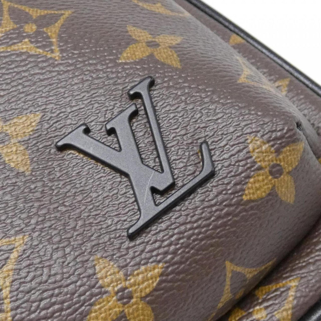 Louis Vuitton Black Marron Coated Canvas Shoulder Bag (Pre-Owned)
