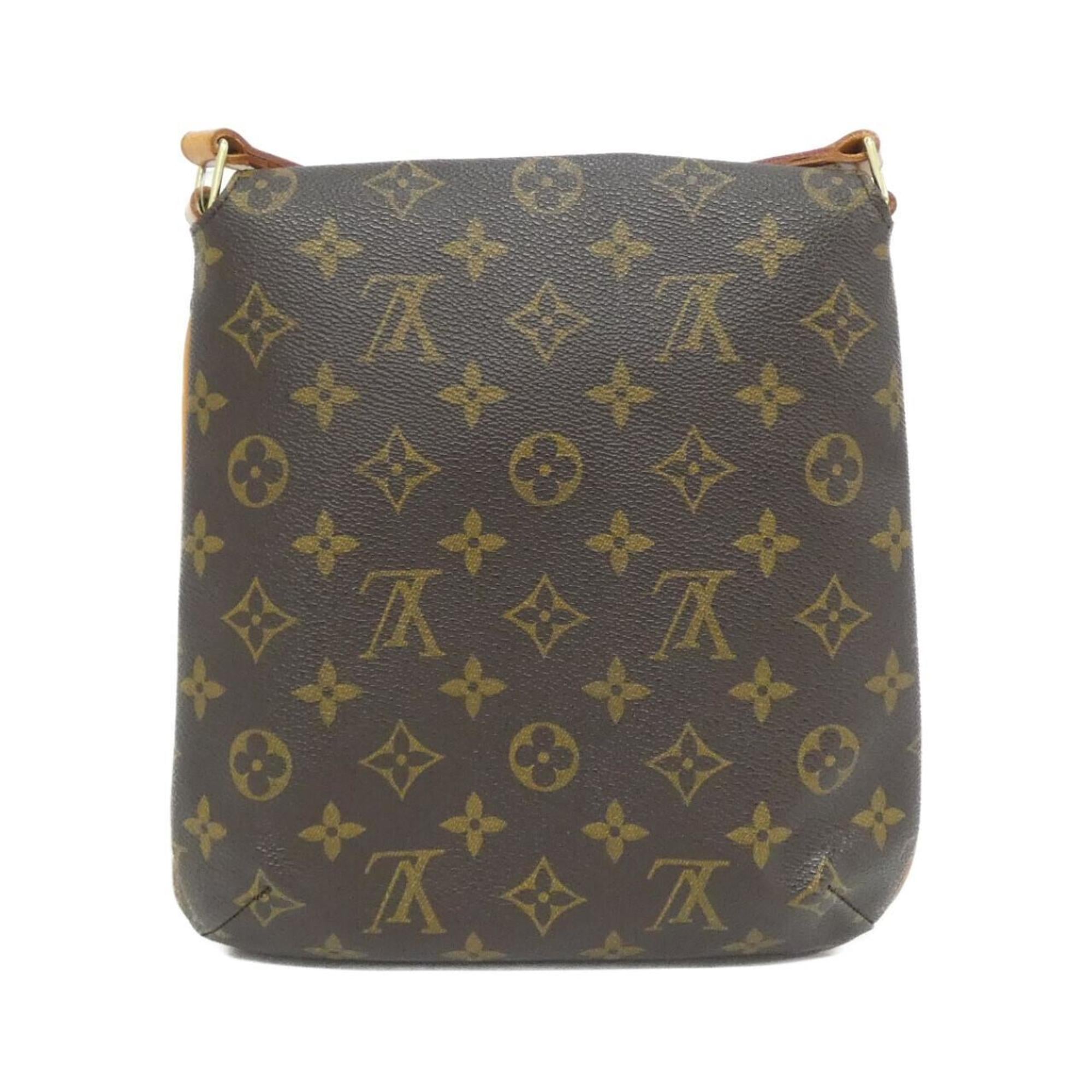 Louis Vuitton Marron Coated Canvas Shoulder Bag (Pre-Owned)