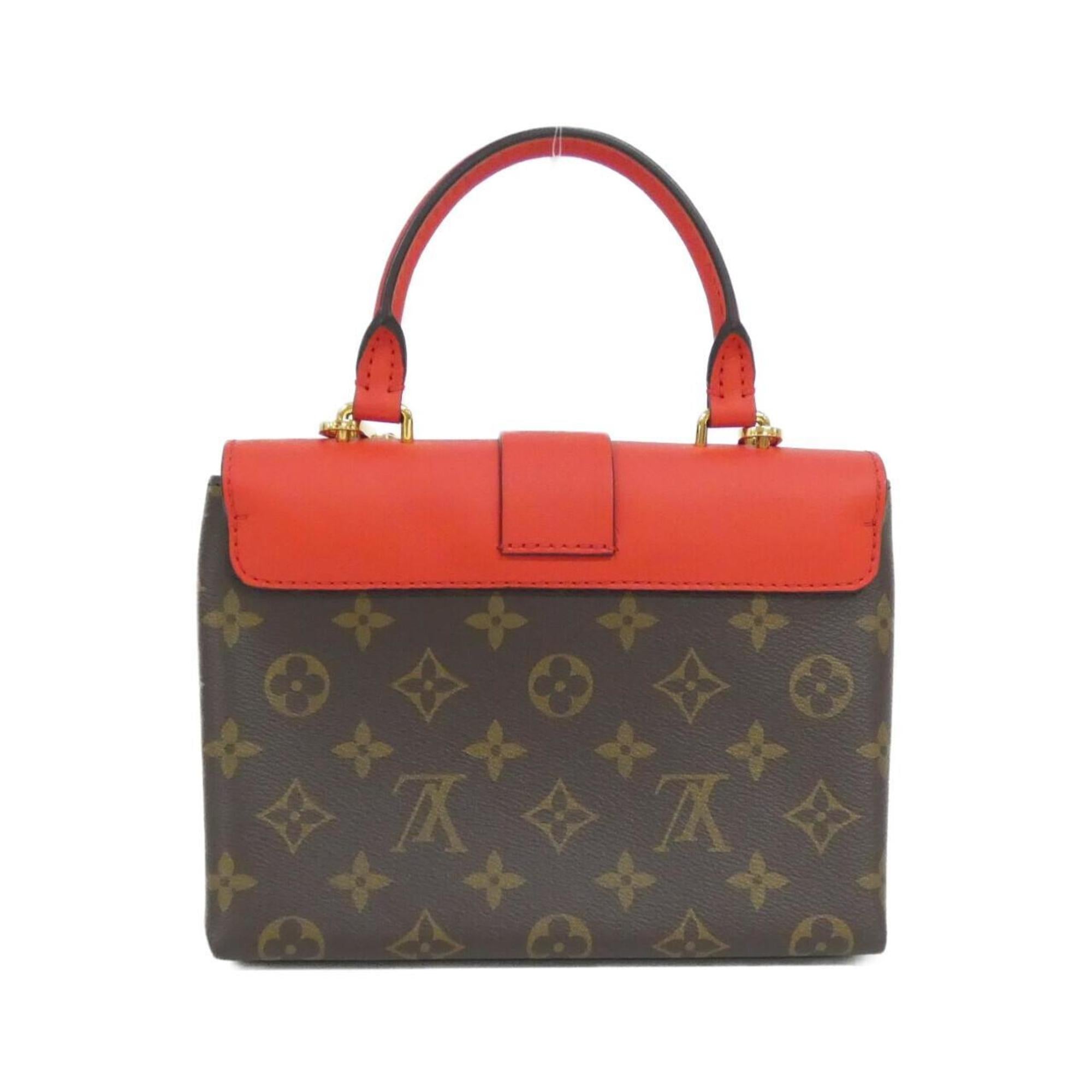 Louis Vuitton Brown Coquelicots Red Color Coated Canvas Leather Handbag (Pre-Owned)