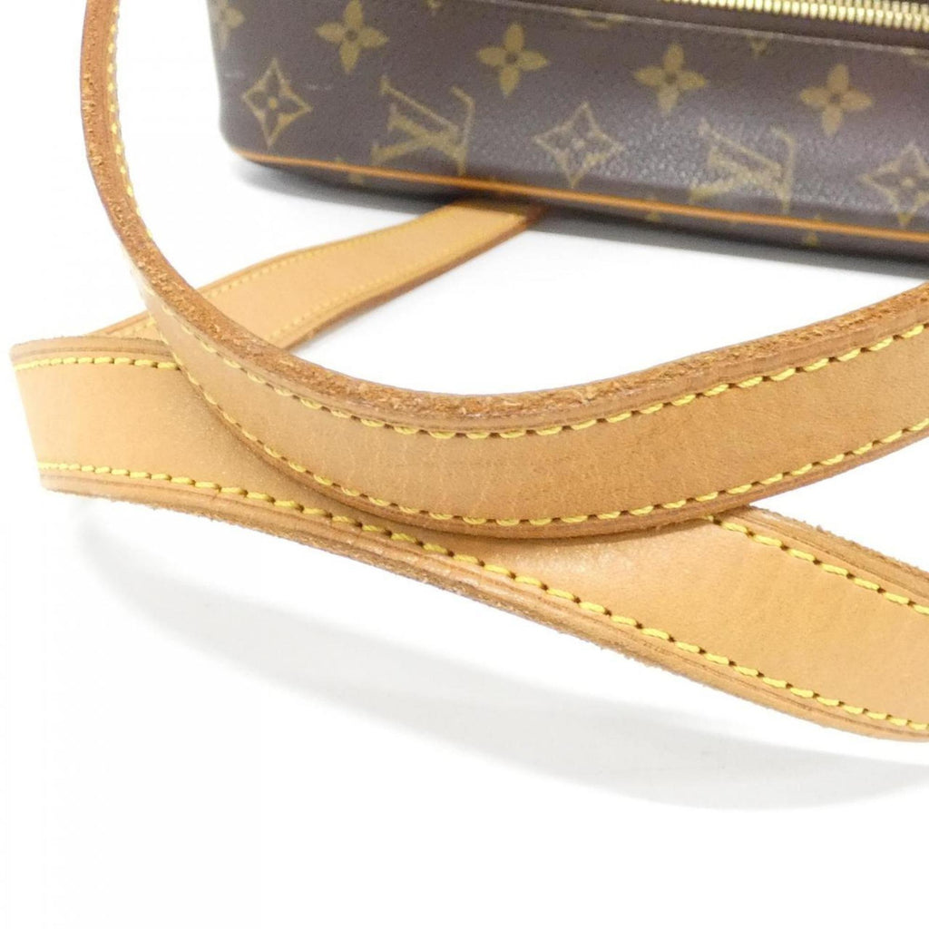 Louis Vuitton Marron Coated Canvas Shoulder Bag (Pre-Owned)
