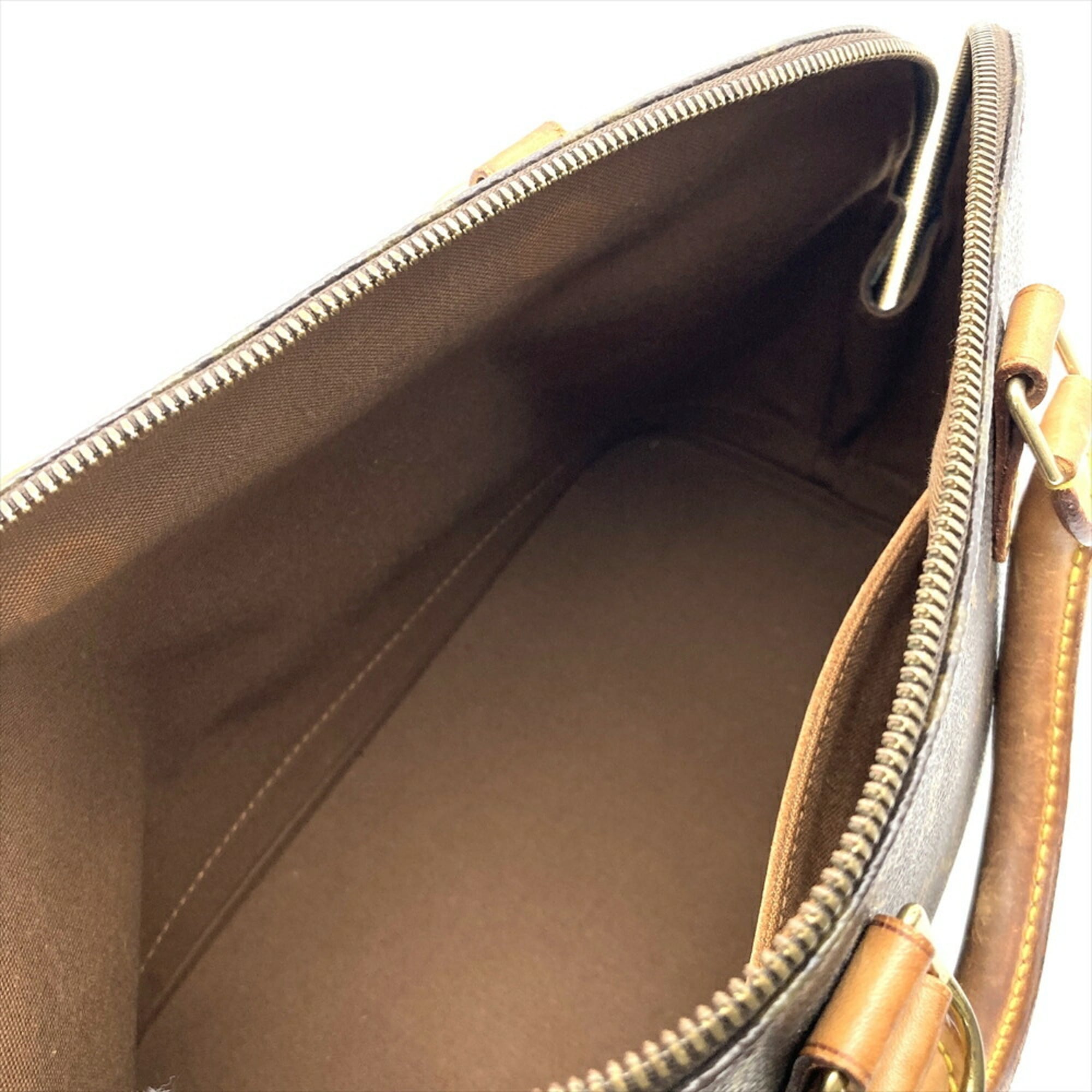 Louis Vuitton Brown Monogram Canvas Handbag (Pre-Owned)