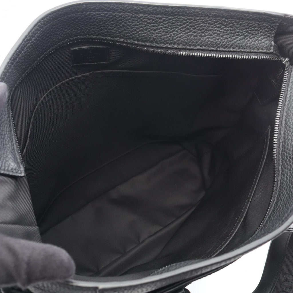 Louis Vuitton Black Leather Tote Bag (Pre-Owned)