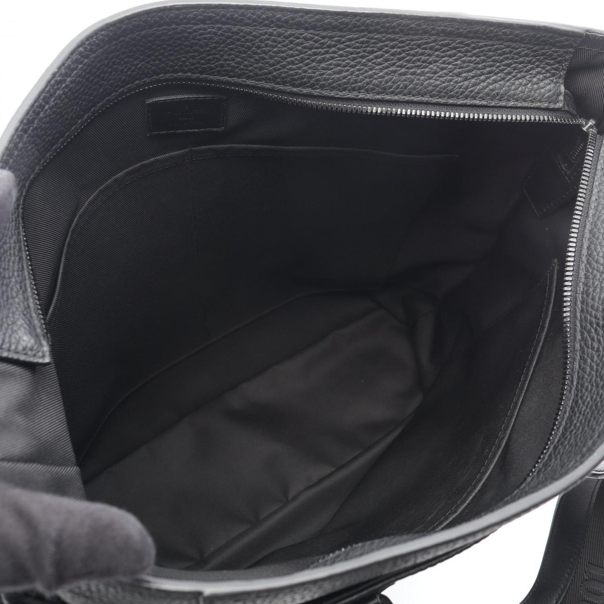 Louis Vuitton Black Leather Tote Bag (Pre-Owned)