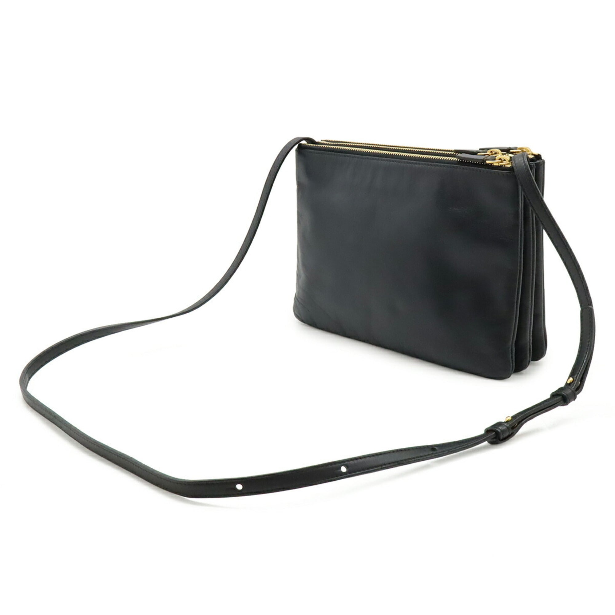 Trio Crossbody Bag Leather Large