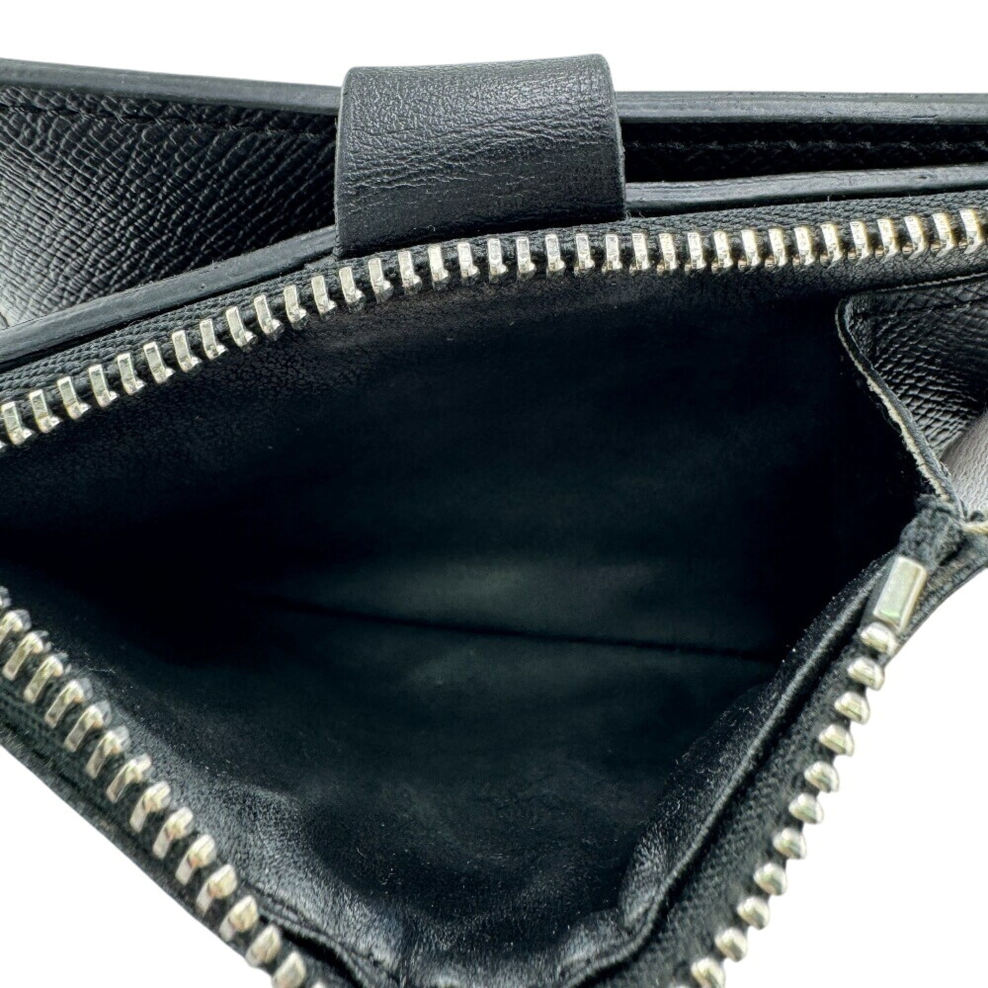 Louis Vuitton Black Gray Leather Wallet (Bi-Fold) (Pre-Owned)