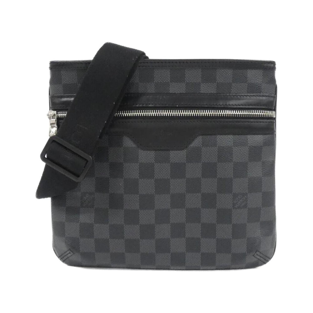 Louis Vuitton Graphite Gray Coated Canvas Shoulder Bag (Pre-Owned)