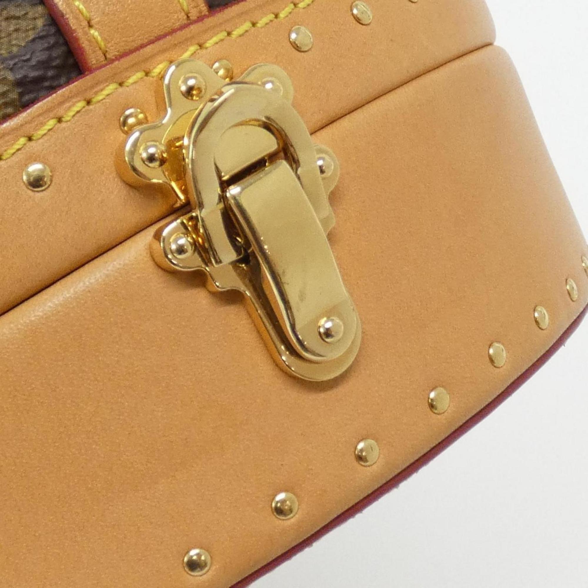 Louis Vuitton Marron Coated Canvas Handbag (Pre-Owned)