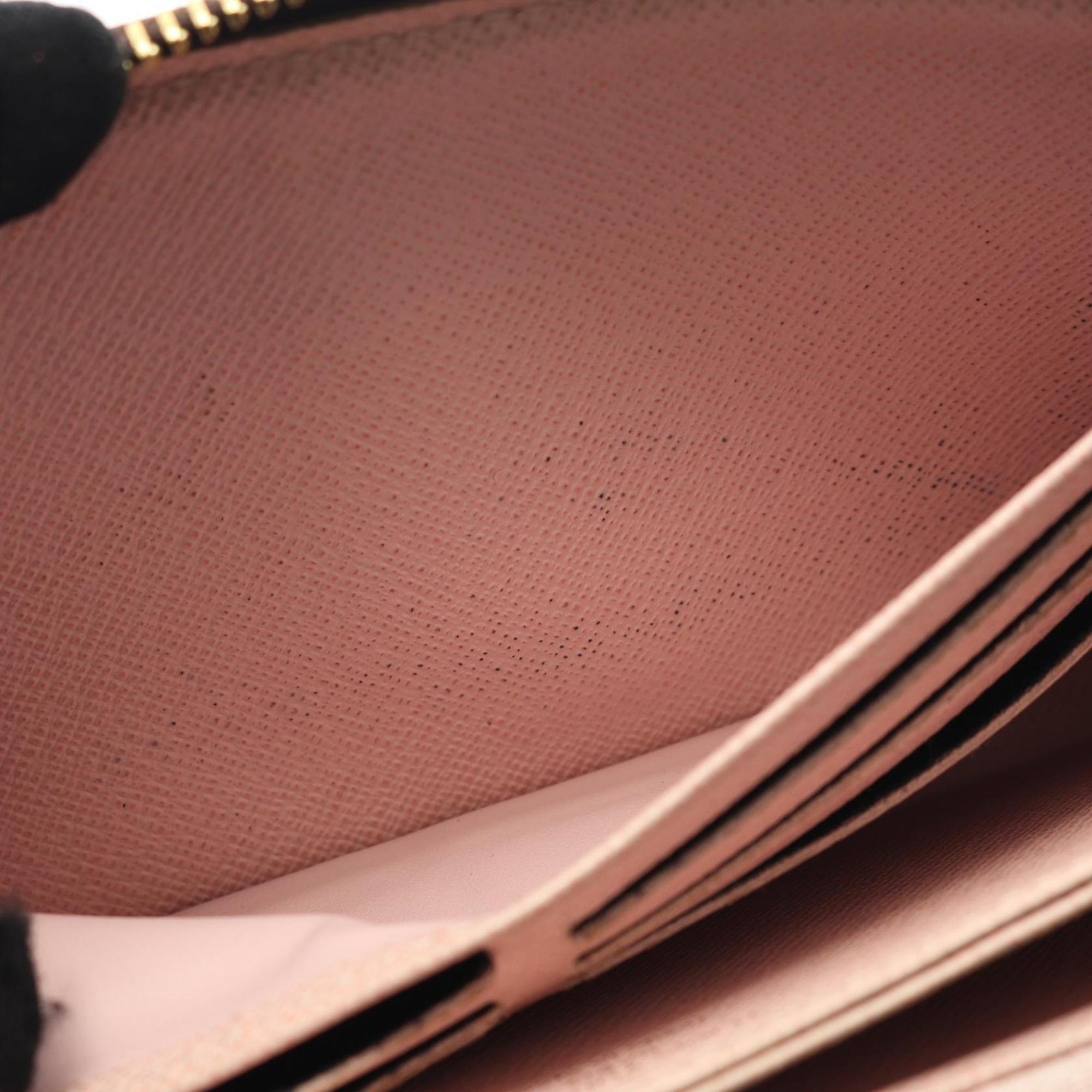 Louis Vuitton Brown Monogram Pink Rose Ballerine Monogram Long Wallet (Bi-Fold) (Pre-Owned)