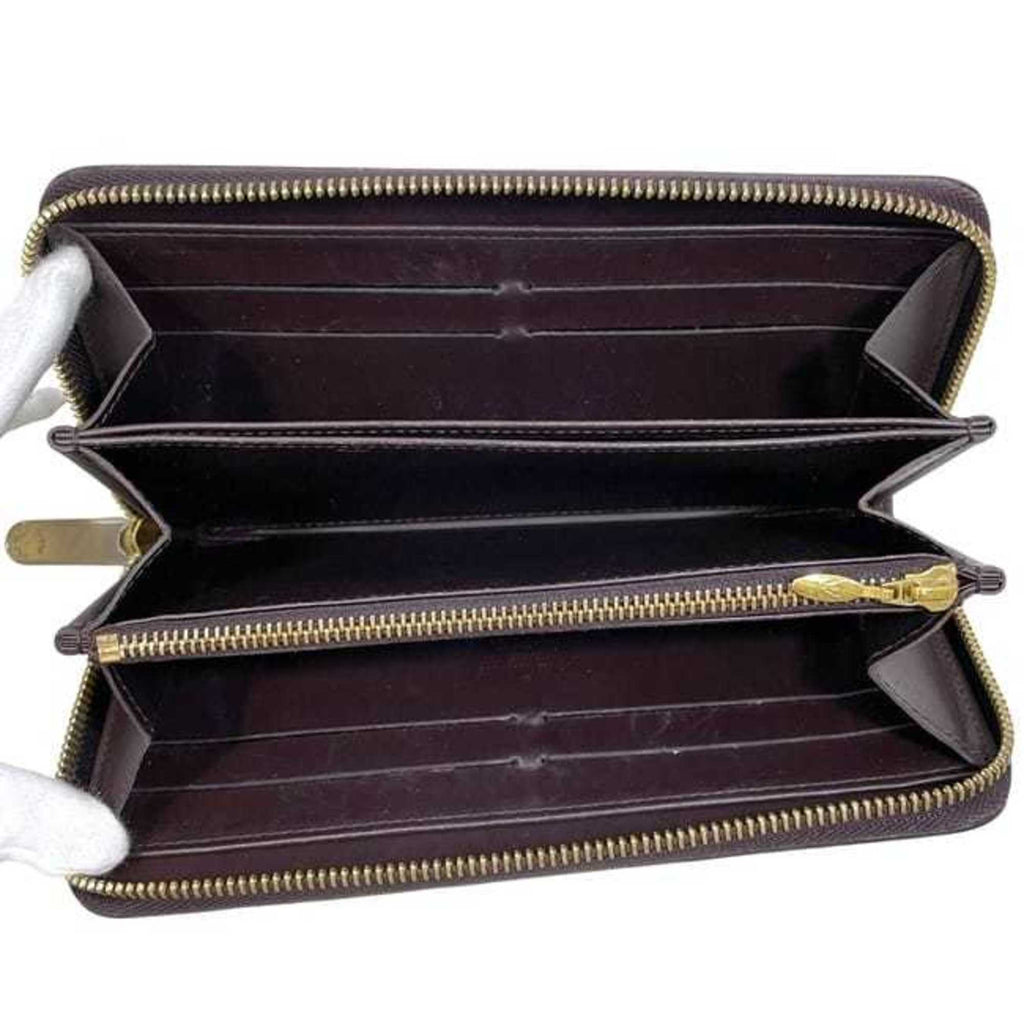 Louis Vuitton Amarante Wine Monogram Vernis Long Wallet (Bi-Fold) (Pre-Owned)