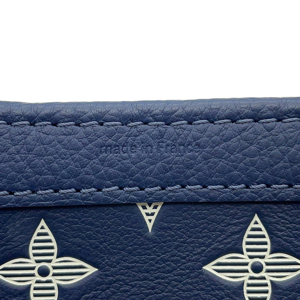 Louis Vuitton Navy White Monogram Shadow Shoulder Bag (Pre-Owned)