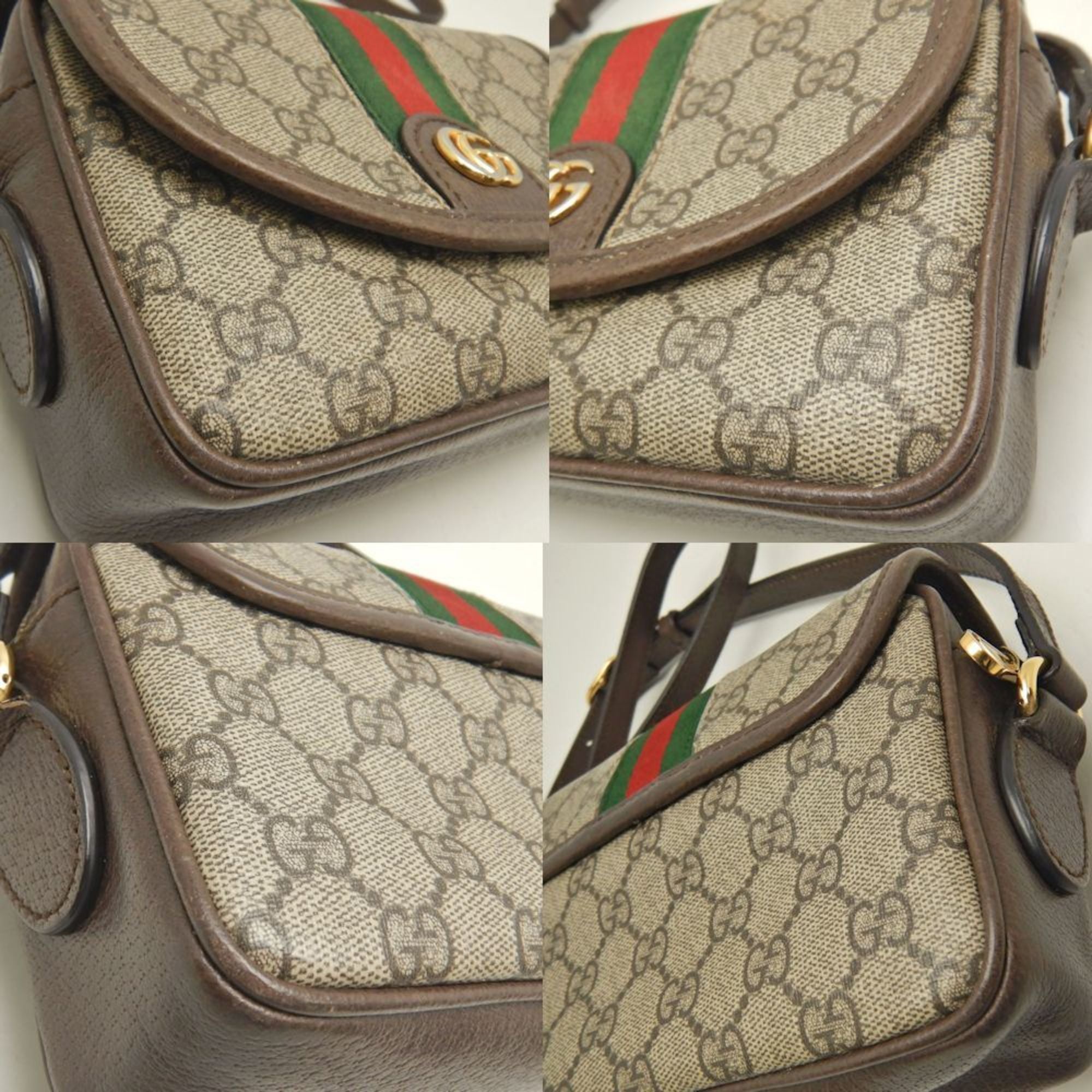 Ophidia Flap Shoulder Bag GG Coated Canvas Mini