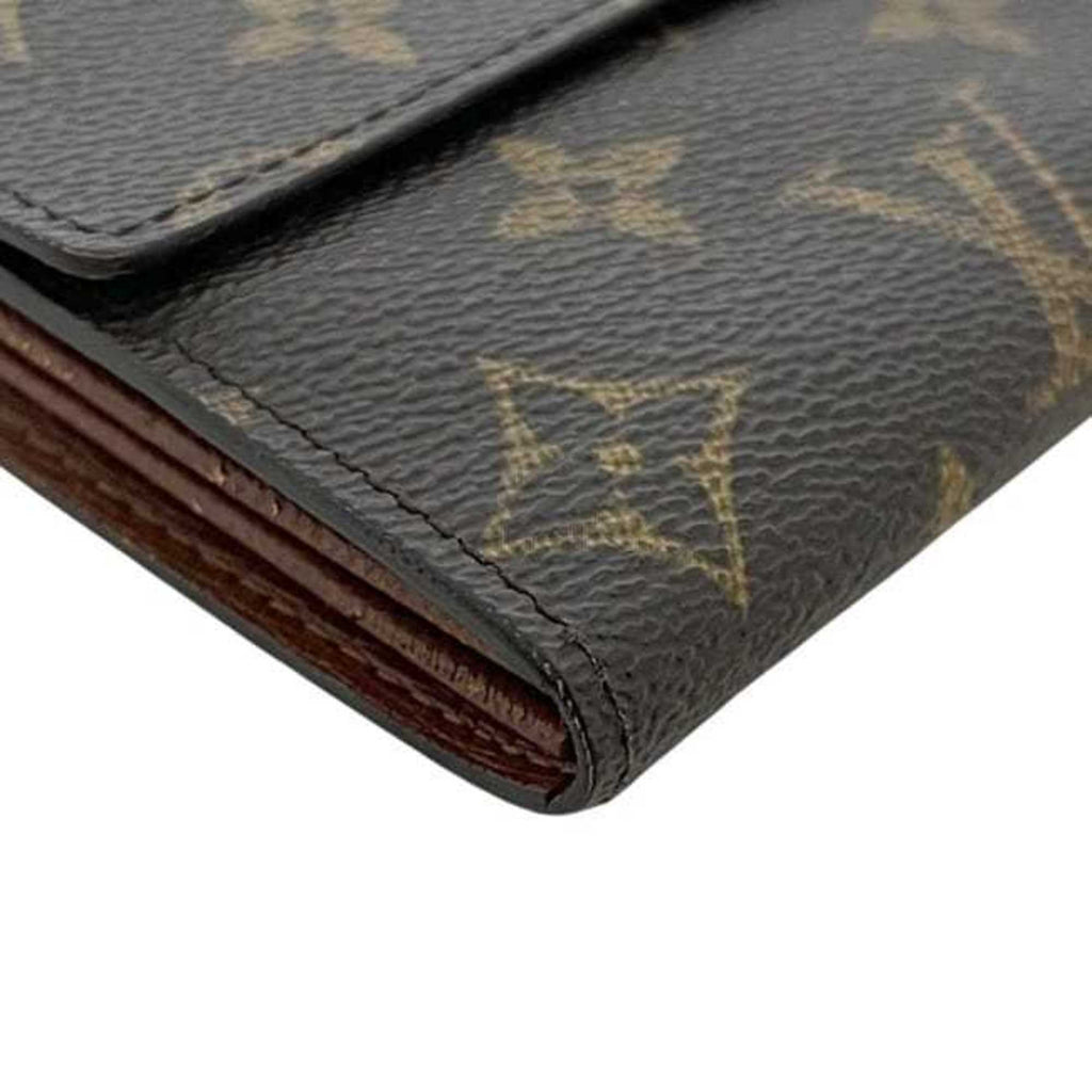 Louis Vuitton Monogram Brown Monogram Long Wallet (Bi-Fold) (Pre-Owned)