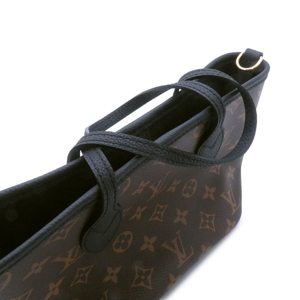 Louis Vuitton Noir Monogram Leather Tote Bag (Pre-Owned)