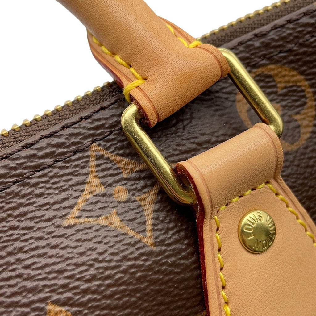 Louis Vuitton Brown Monogram Monogram Boston Bag Handbag (Pre-Owned)