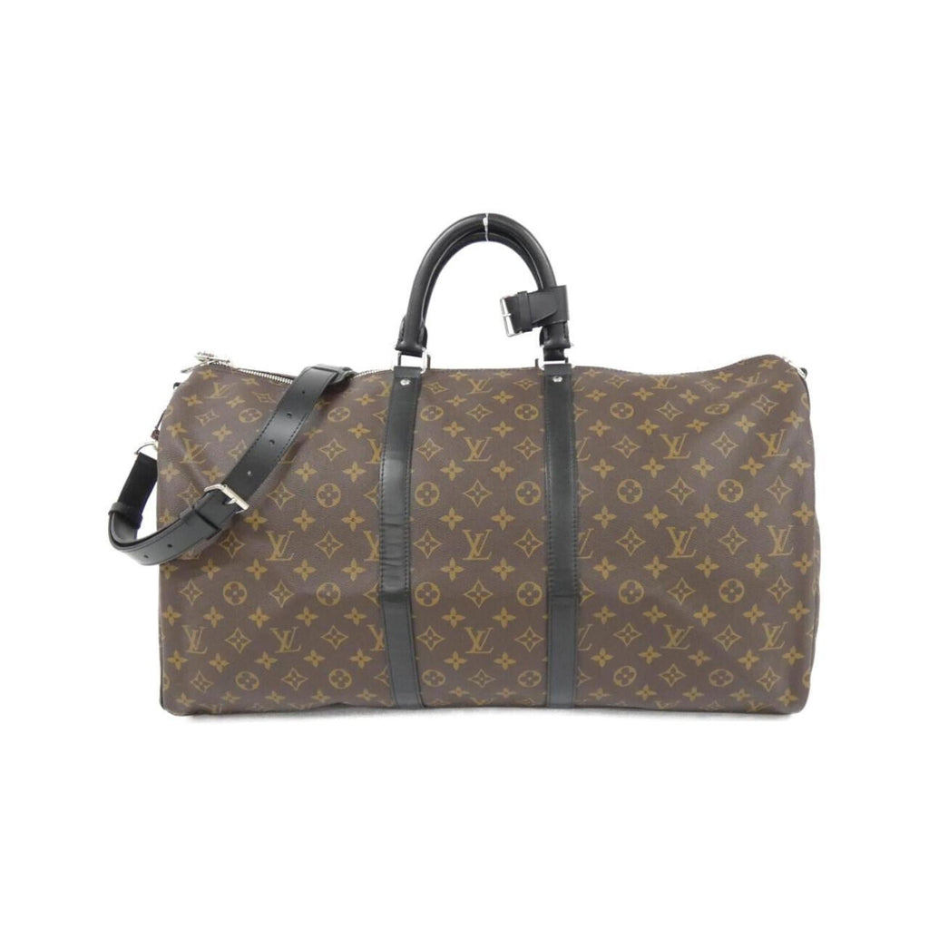 Louis Vuitton Marron Coated Canvas Boston Bag (Pre-Owned)