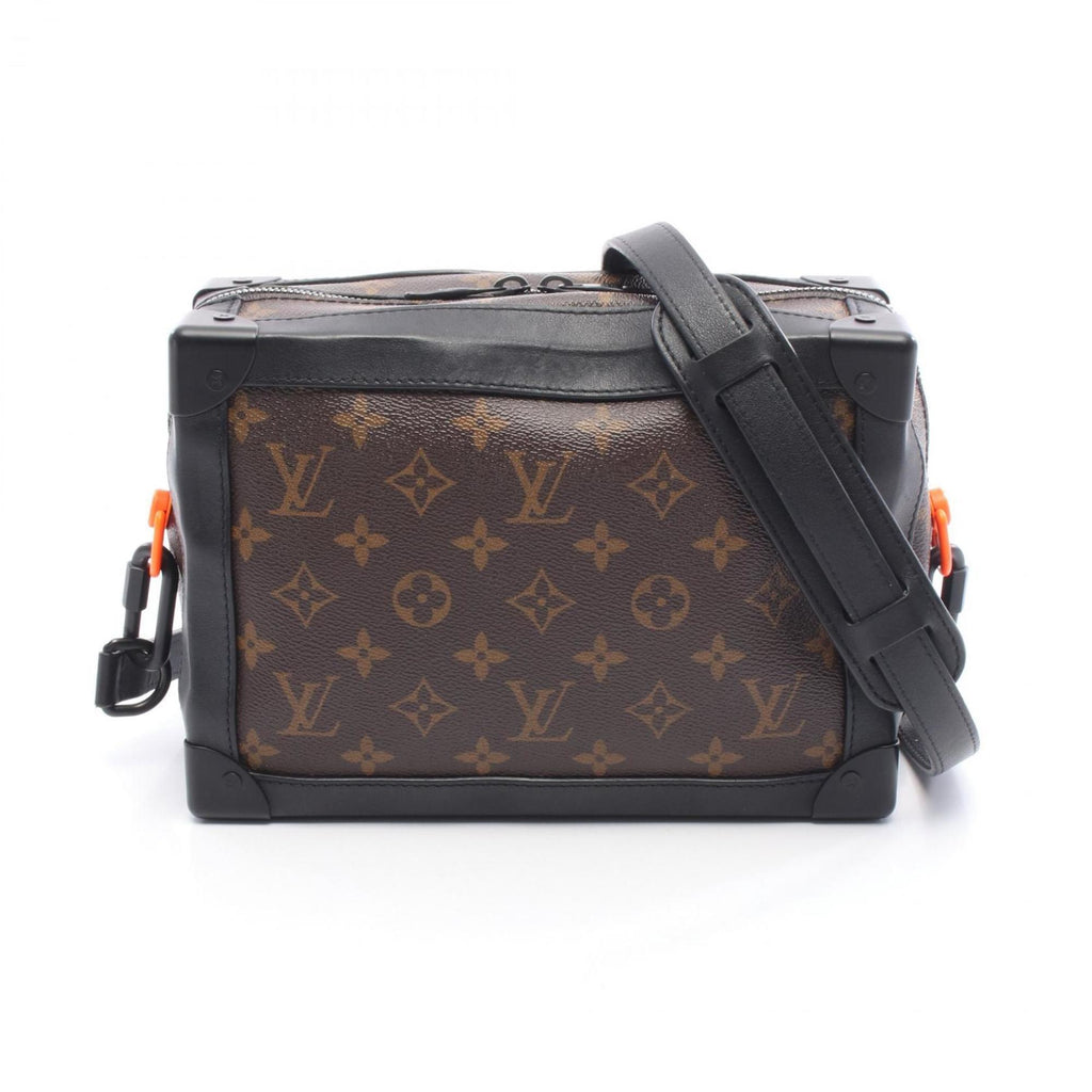 Louis Vuitton Brown Coated Canvas Leather Shoulder Bag (Pre-Owned)