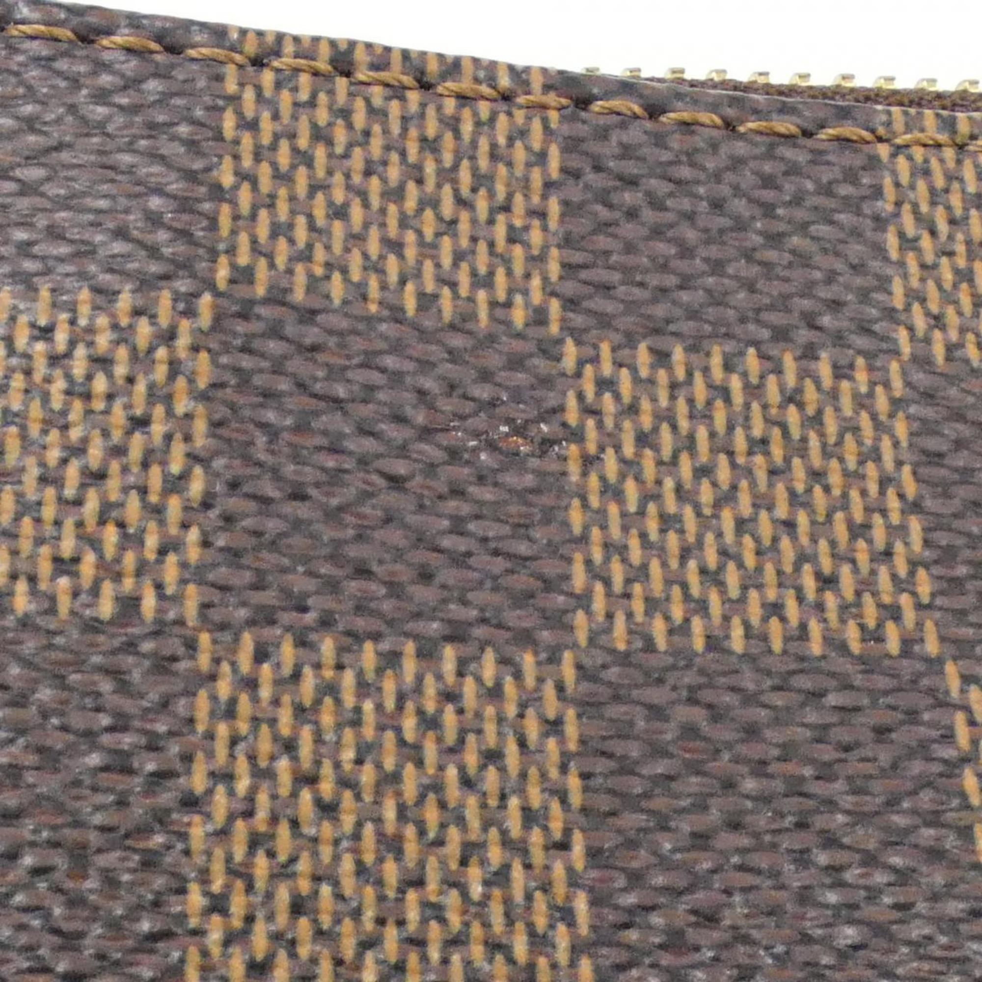 Louis Vuitton Damier Canvas Ebene Coated Canvas Shoulder Bag (Pre-Owned)