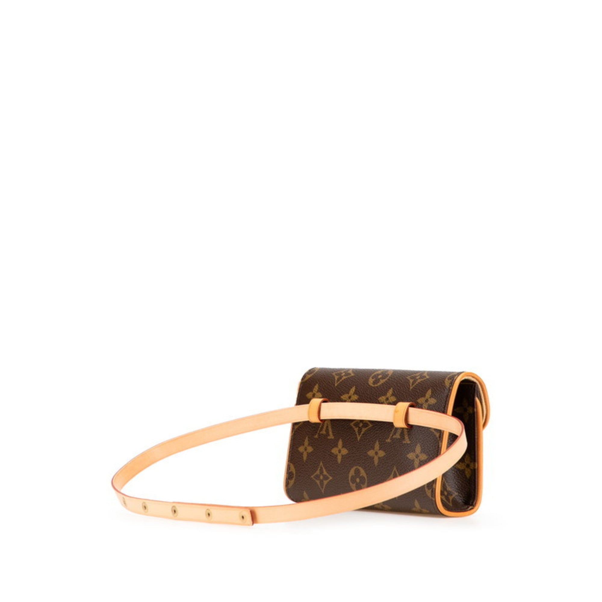 Louis Vuitton Brown Pvc Leather Fanny Pack Pochette (Pre-Owned)