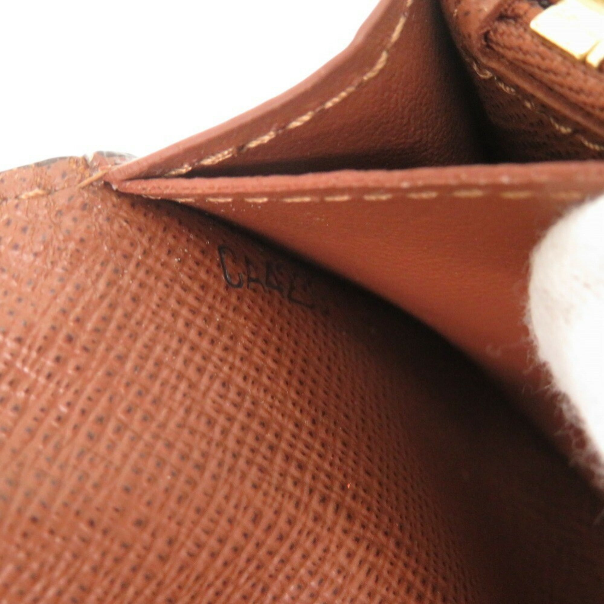 Louis Vuitton Brown Monogram Long Wallet (Bi-Fold) (Pre-Owned)