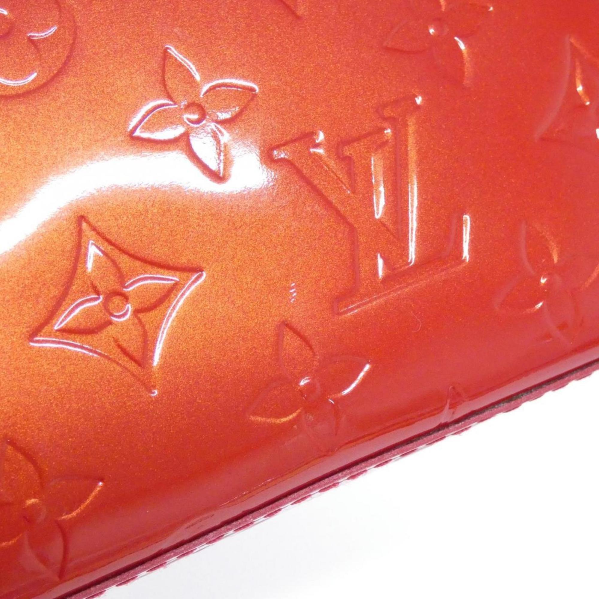 Louis Vuitton Vernis Red Color Leather Handbag (Pre-Owned)