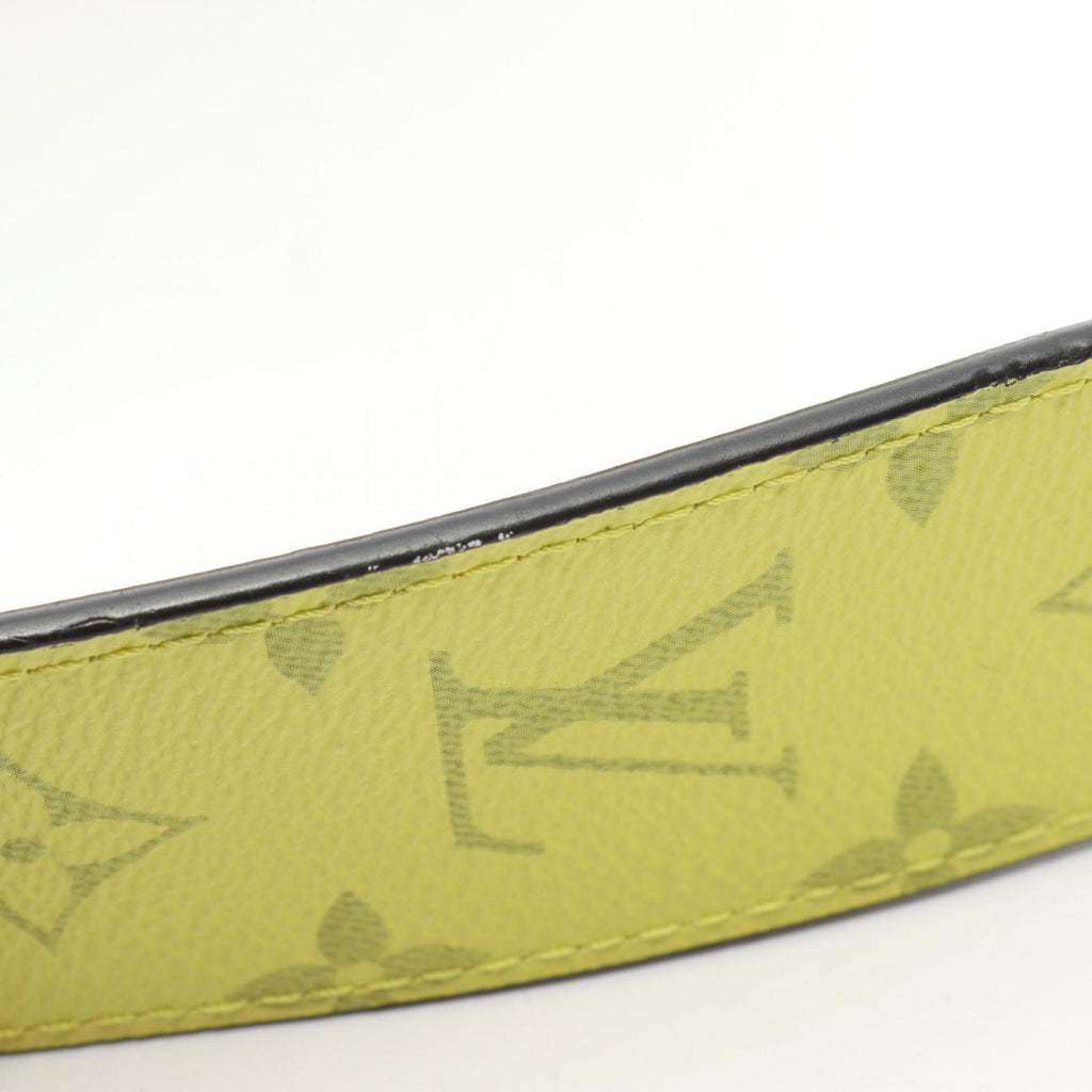 Louis Vuitton Jaune Yellow Coated Canvas Leather Shoulder Bag (Pre-Owned)