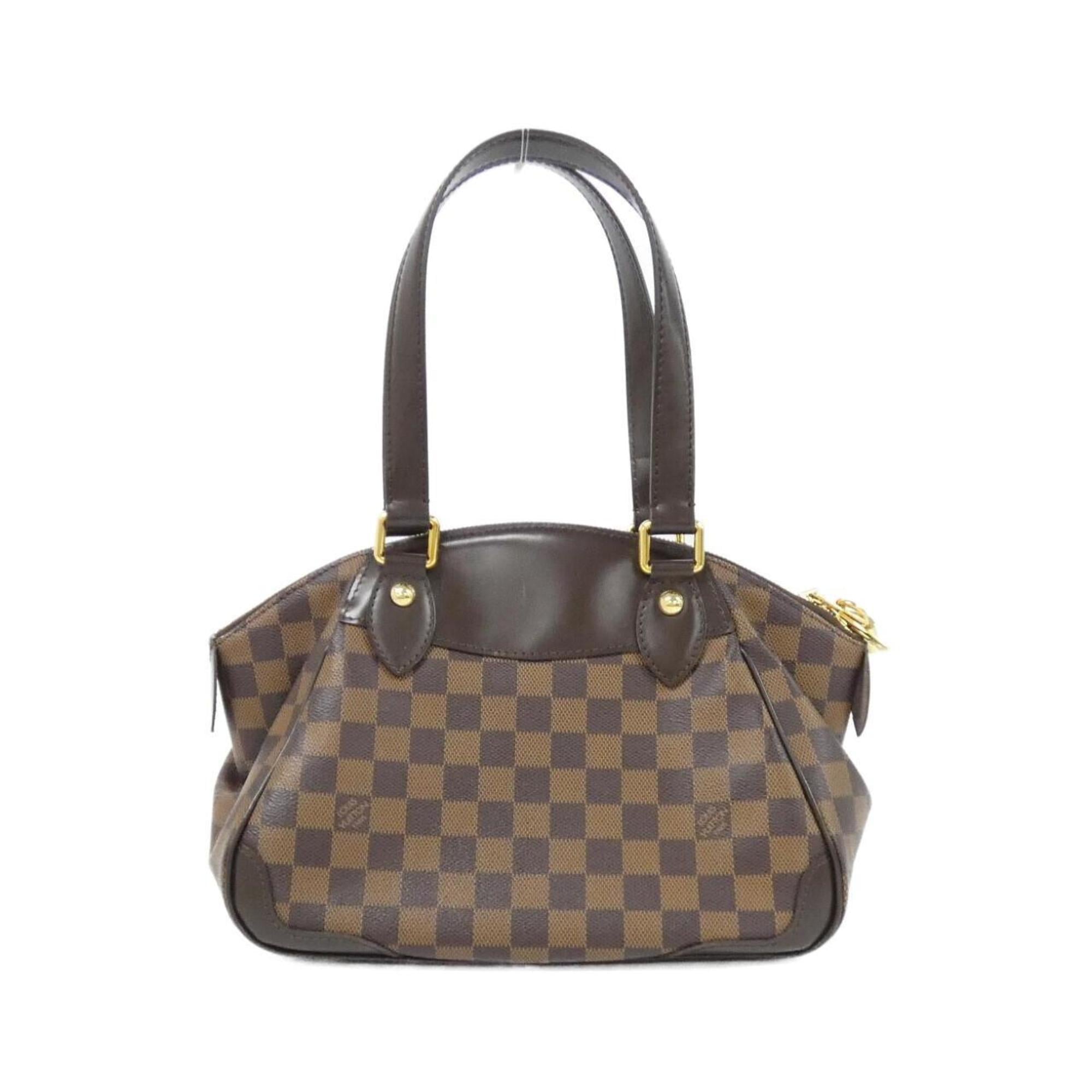 Louis Vuitton Damier Damier Canvas Ebene Damier Canvas Handbag (Pre-Owned)