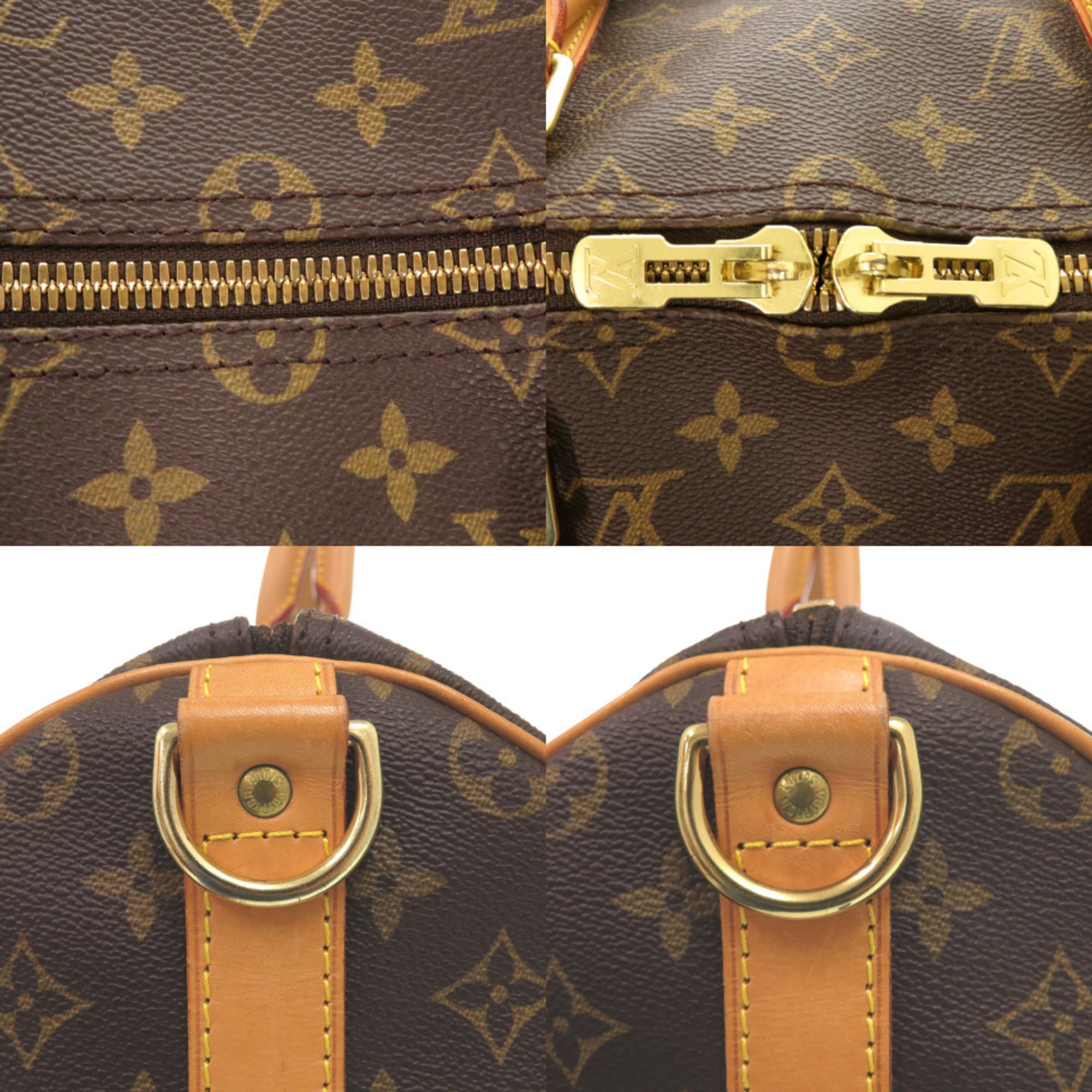 Louis Vuitton Brown Monogram Monogram Boston Bag (Pre-Owned)