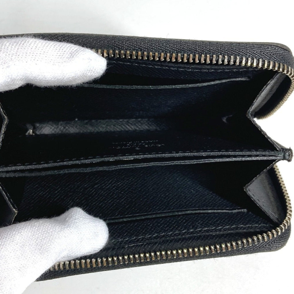 Louis Vuitton Black Damier Graphite Damier Graphite Coin Purse/Coin Case (Pre-Owned)