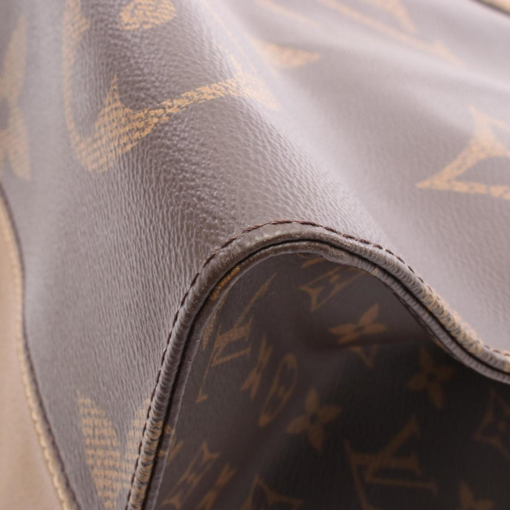 Louis Vuitton Brown Coated Canvas Monogram Reverse Pvc Leather Shoulder Bag (Pre-Owned)