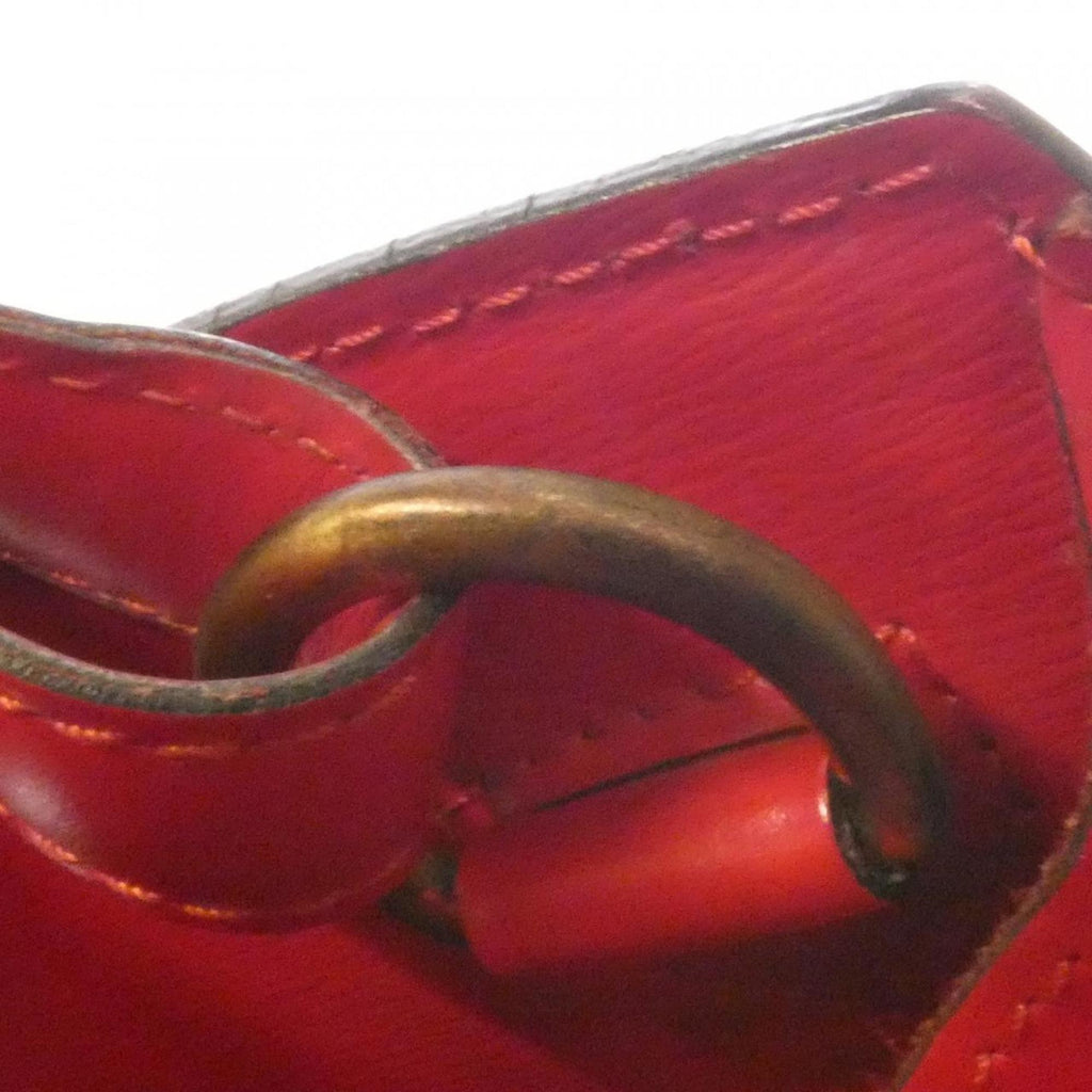 Louis Vuitton Red Color Leather Shoulder Bag (Pre-Owned)
