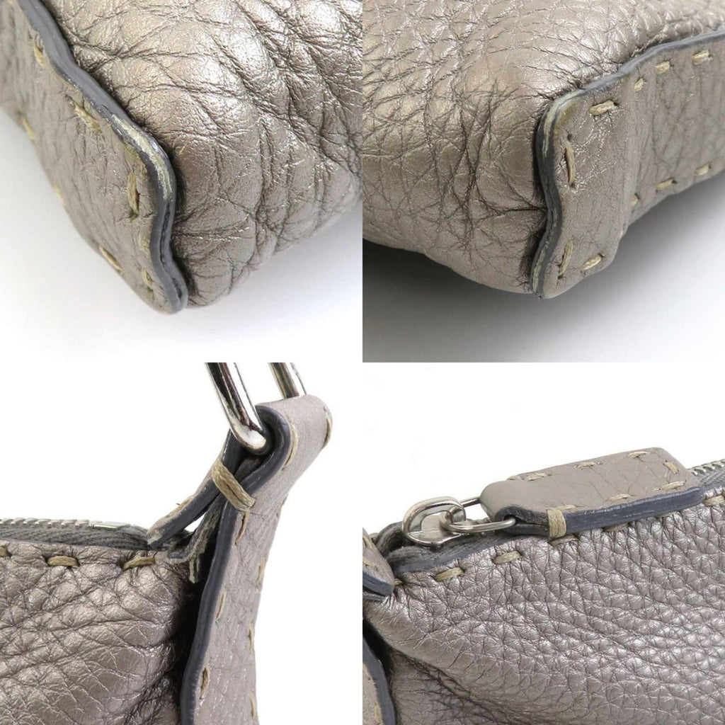 Vintage Selleria Zip Messenger Bag Leather Small