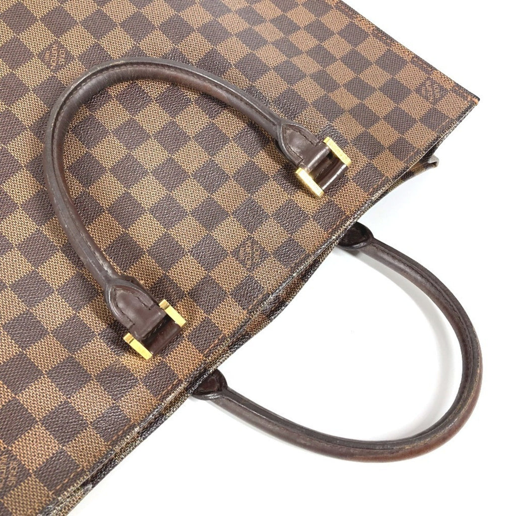 Louis Vuitton Brown Damier Canvas Ebene Damier Canvas Handbag Tote Bag (Pre-Owned)