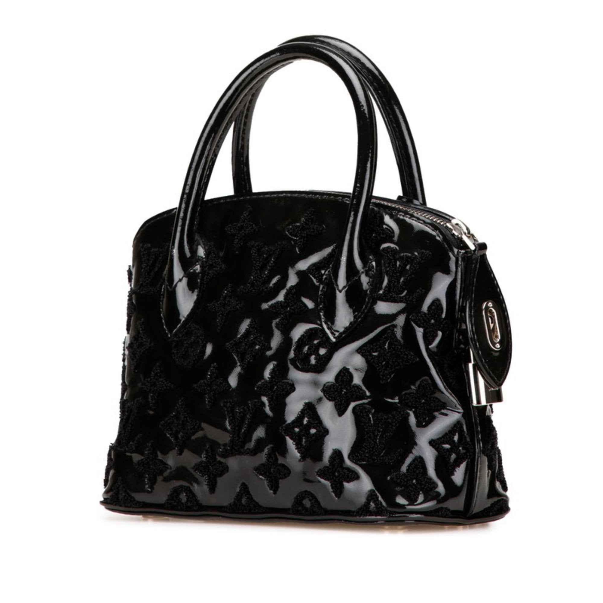 Louis Vuitton Black Noir Patent Leather Handbag (Pre-Owned)
