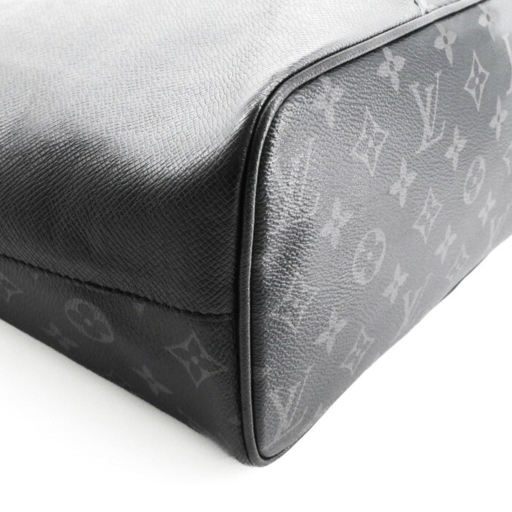 Louis Vuitton Black Noir Taigarama Handbag Shoulder Bag Tote Bag (Pre-Owned)