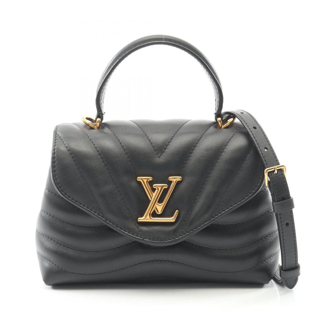 Louis Vuitton Black Noir Leather Handbag (Pre-Owned)