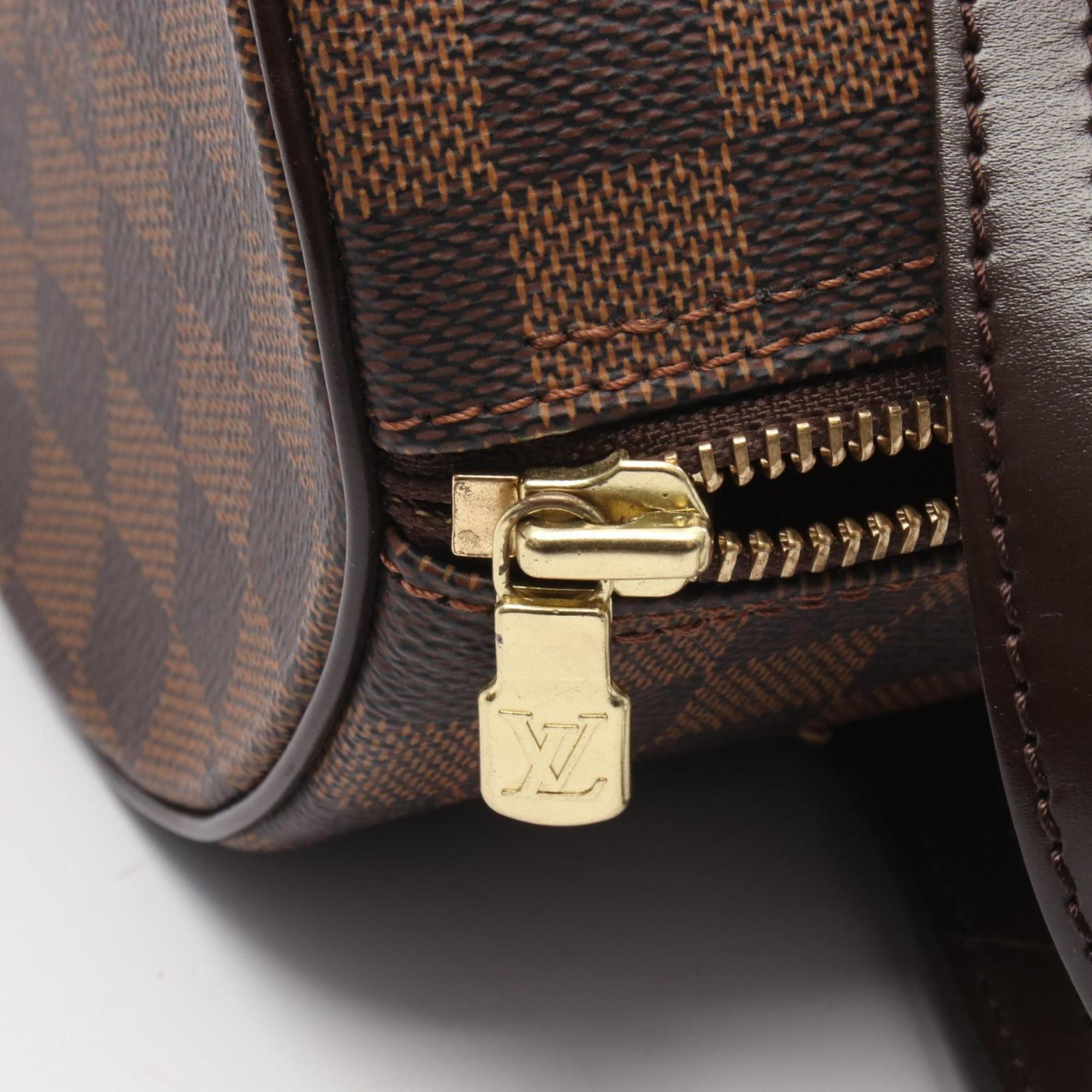 Louis Vuitton Brown Coated Canvas Pvc Leather Handbag (Pre-Owned)