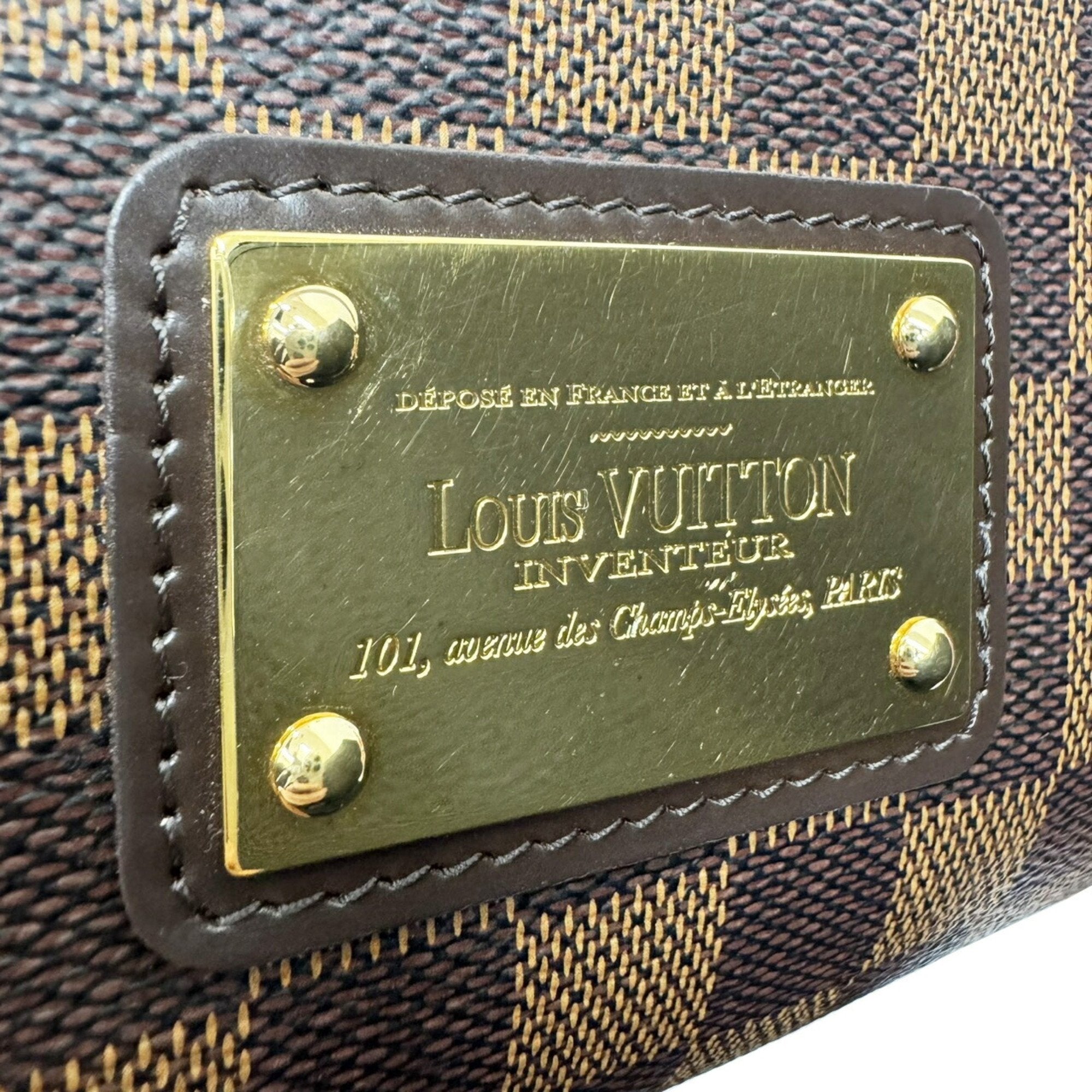 Louis Vuitton Brown Damier Canvas Ebene Damier Canvas Pochette Shoulder Bag (Pre-Owned)