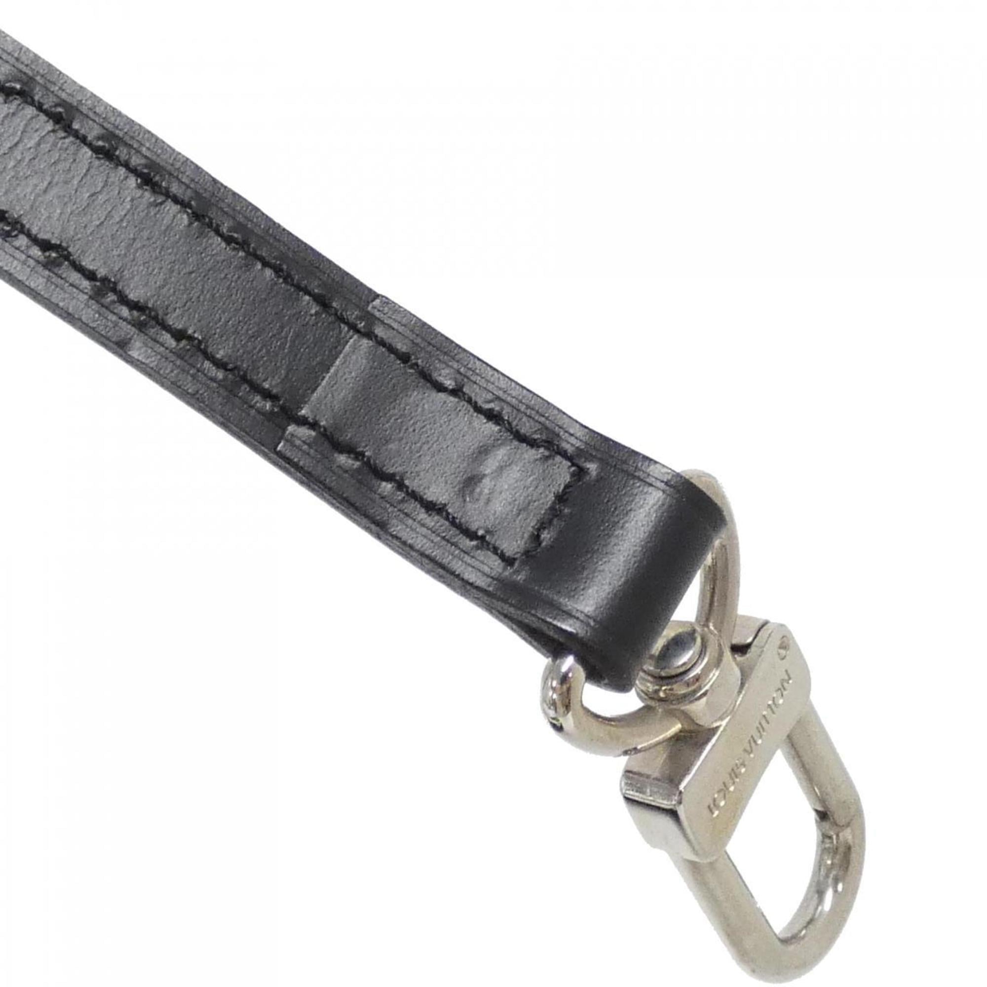 Louis Vuitton Black Satin Pochette Pouch (Pre-Owned)