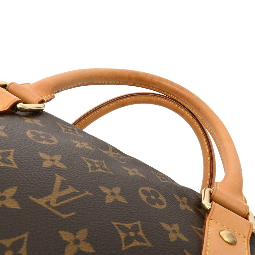 Louis Vuitton Brown Monogram Canvas Boston Bag (Pre-Owned)