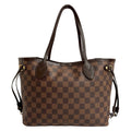 Louis Vuitton Brown Leather Pvc Handbag Shoulder Bag Tote Bag (Pre-Owned)