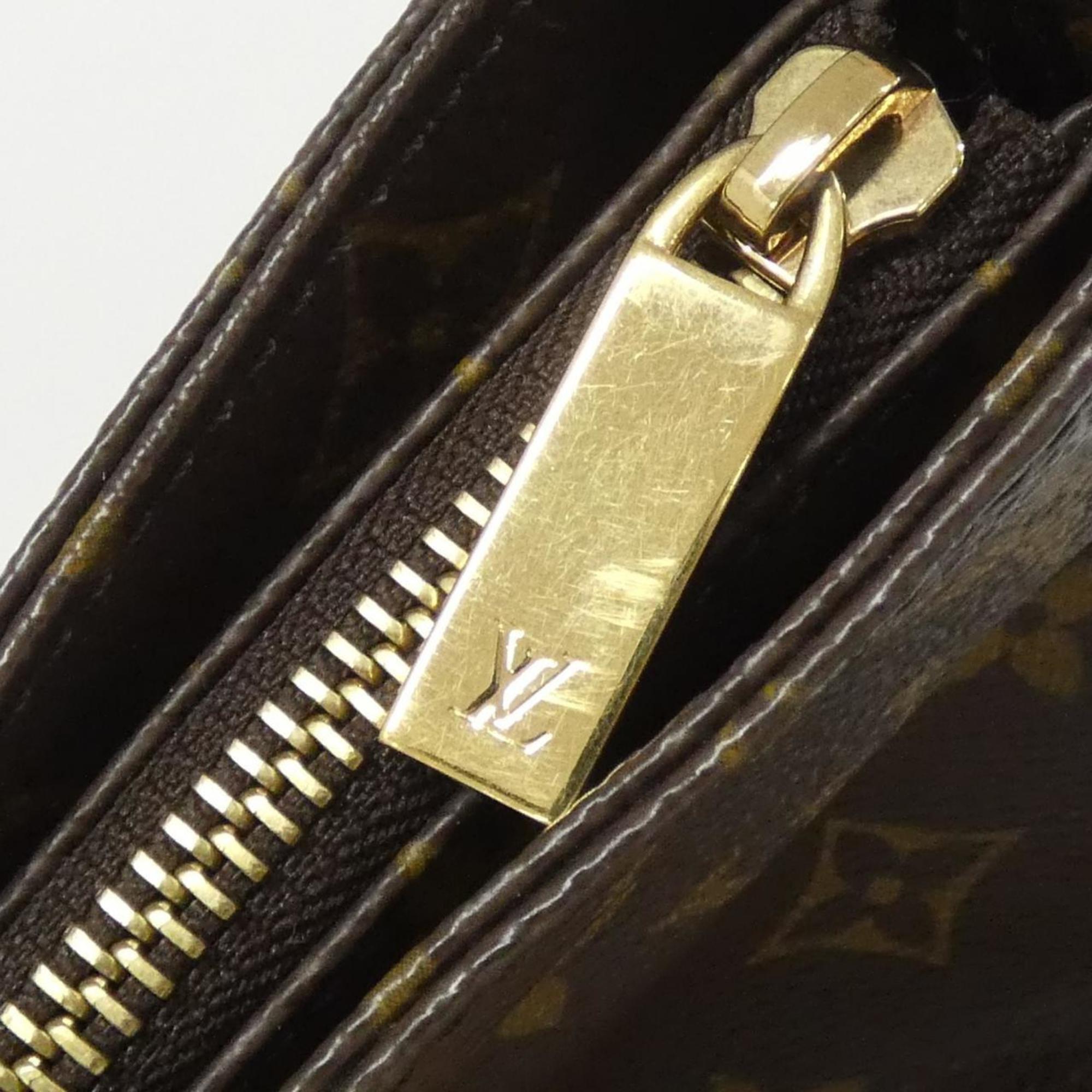 Louis Vuitton Marron Coated Canvas Handbag (Pre-Owned)