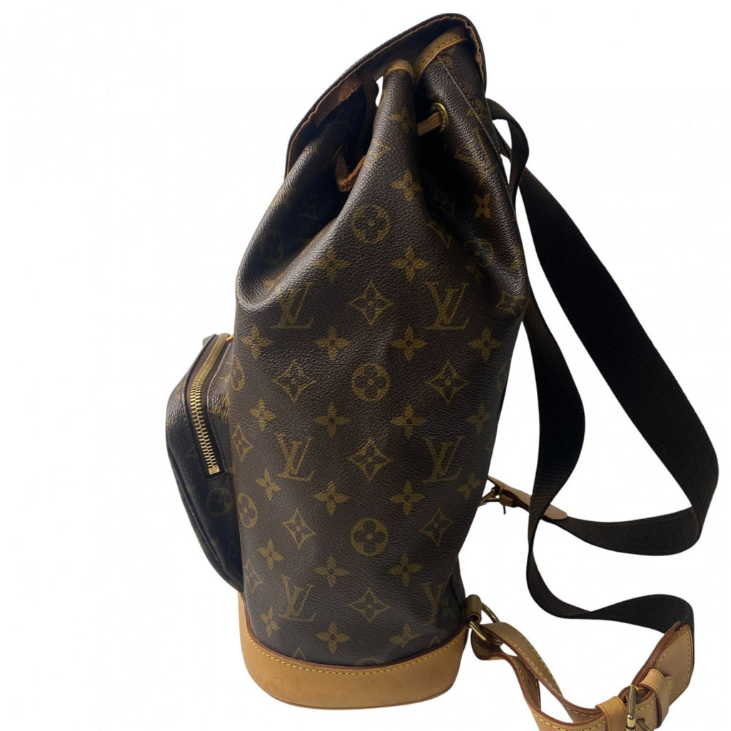 Louis Vuitton Brown Pvc Leather Backpack (Pre-Owned)