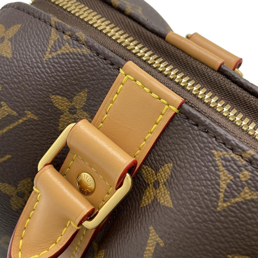 Louis Vuitton Marron Coated Canvas Boston Bag (Pre-Owned)