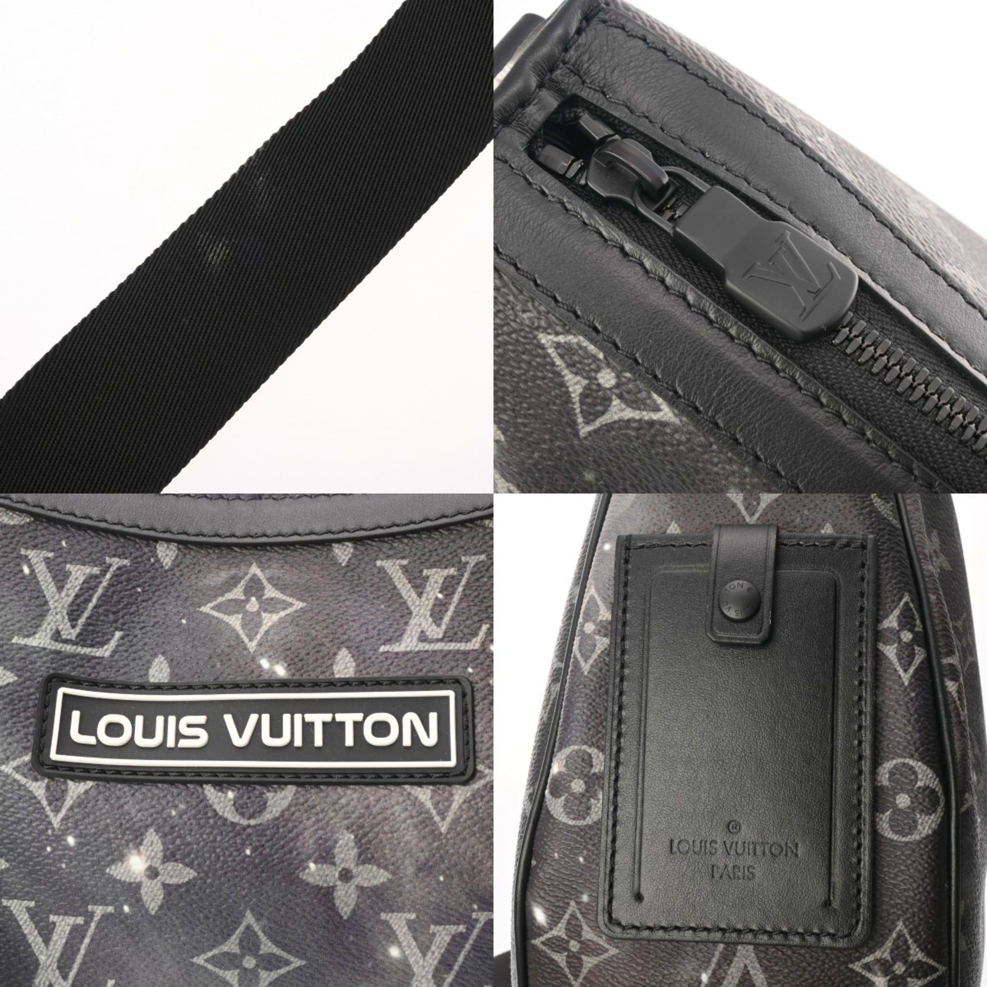 Louis Vuitton Black Monogram Canvas Sling Bag (Pre-Owned)