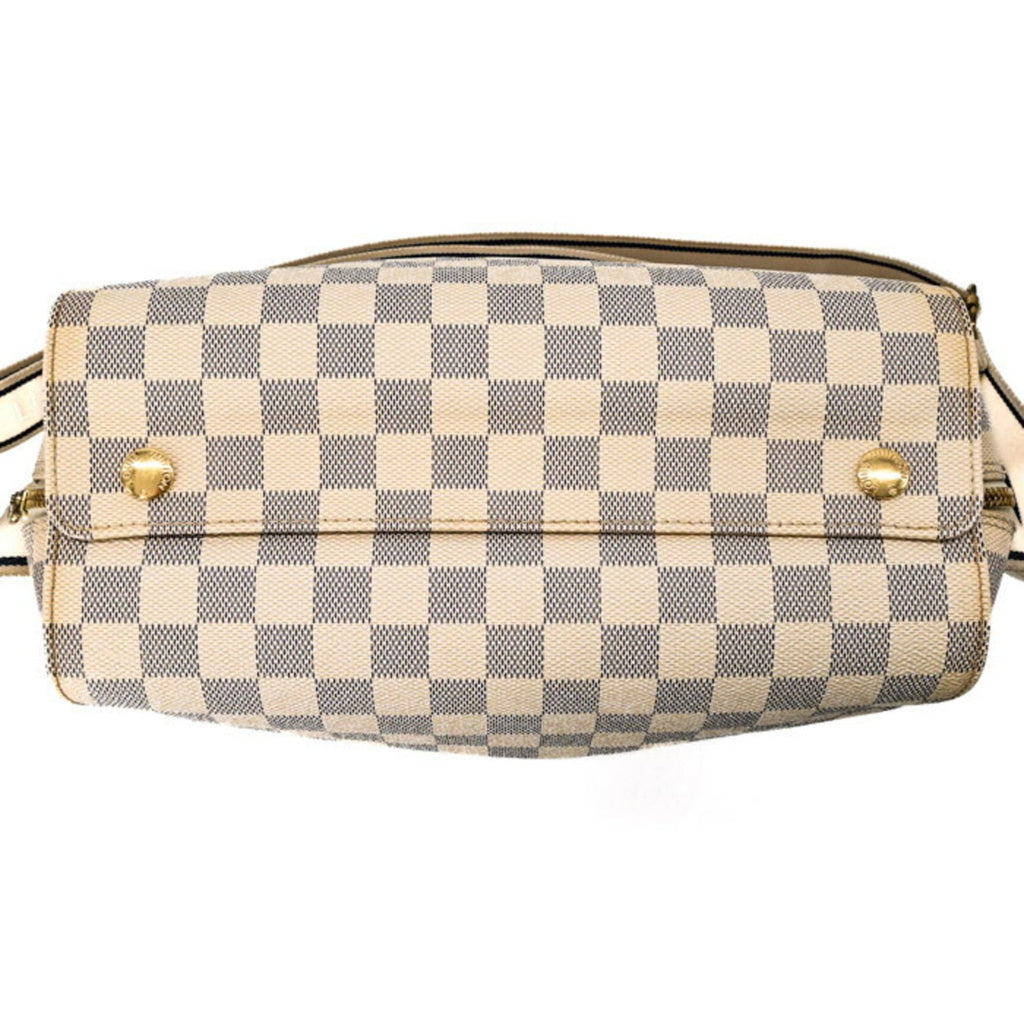 Louis Vuitton Damier Azur Off-White Damier Azur Shoulder Bag (Pre-Owned)
