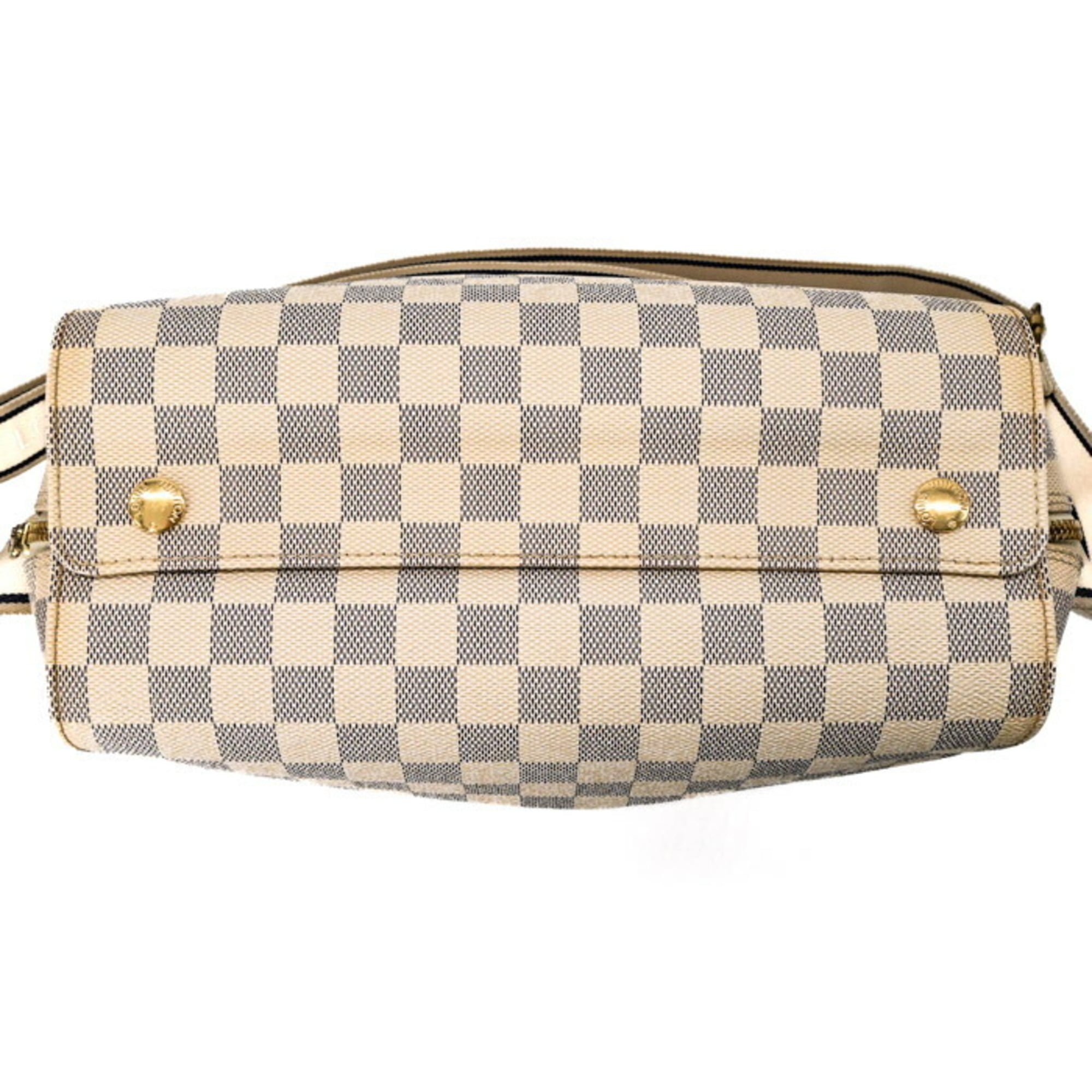 Louis Vuitton Damier Azur Off-White Damier Azur Shoulder Bag (Pre-Owned)