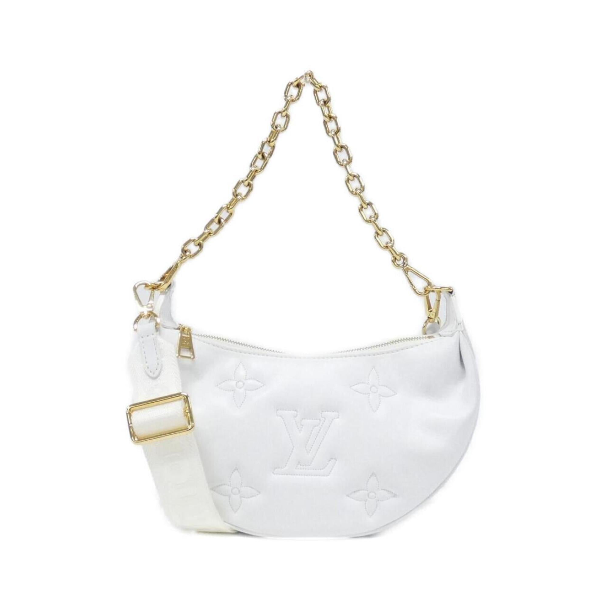 Louis Vuitton Off-White White Leather Shoulder Bag (Pre-Owned)