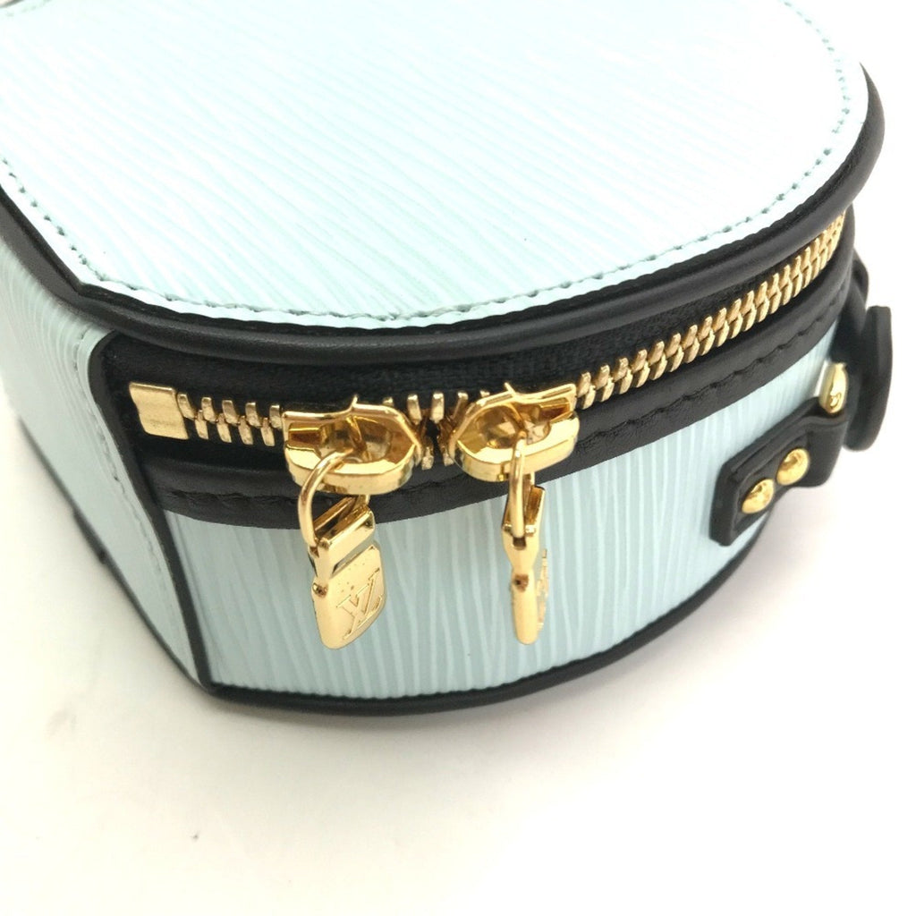 Louis Vuitton Blue Epi Leather Handbag Pouch Shoulder Bag (Pre-Owned)