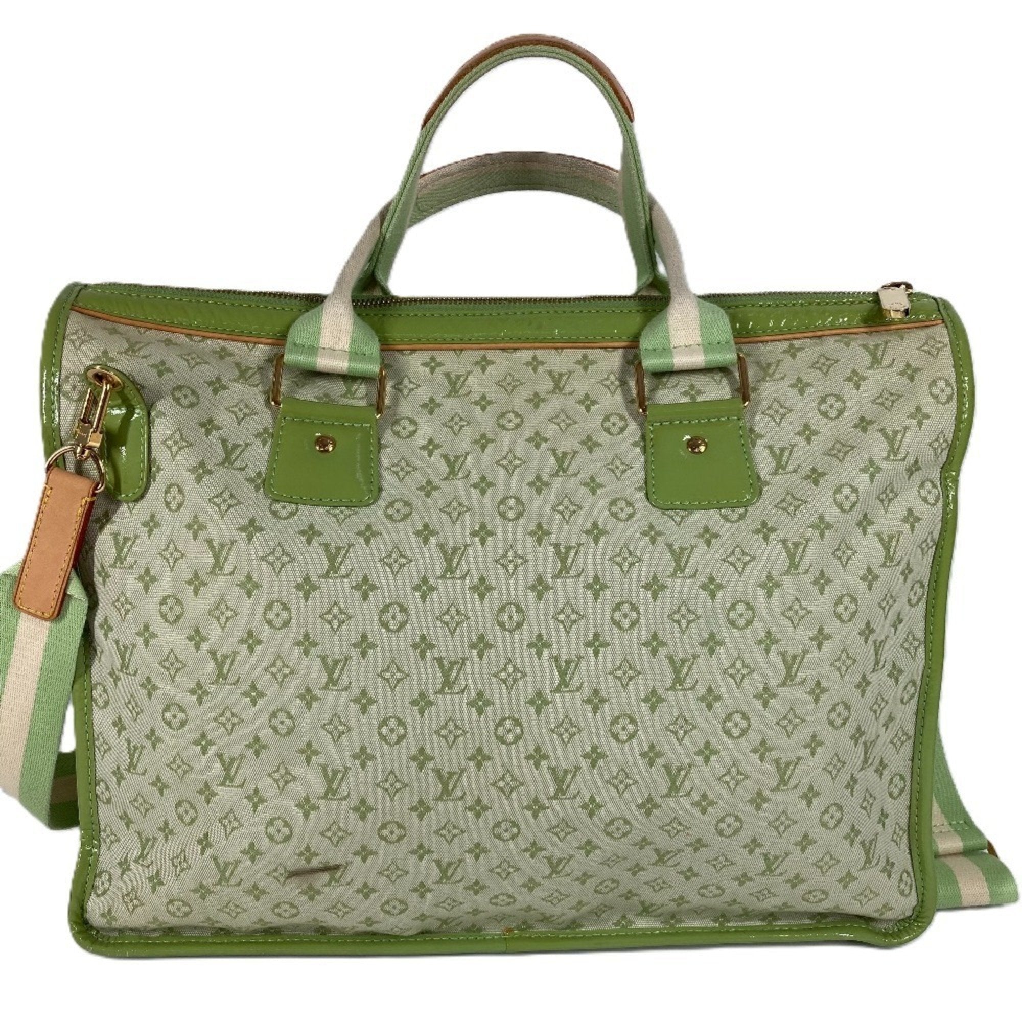 Louis Vuitton Almond Green Monogram Monogram Mini Shoulder Bag Tote Bag (Pre-Owned)